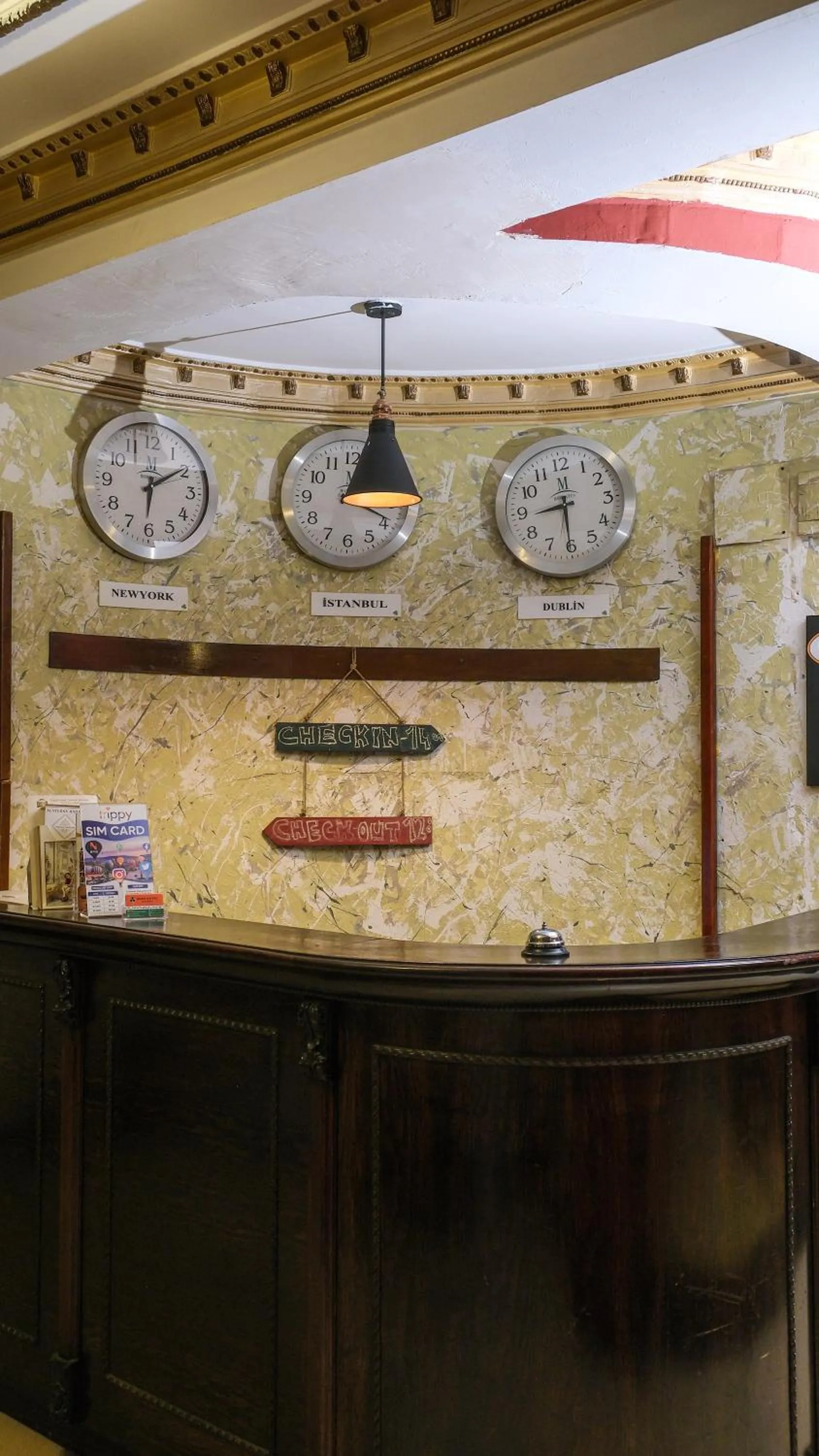 Lobby or reception in Istanbul Irish Hotel