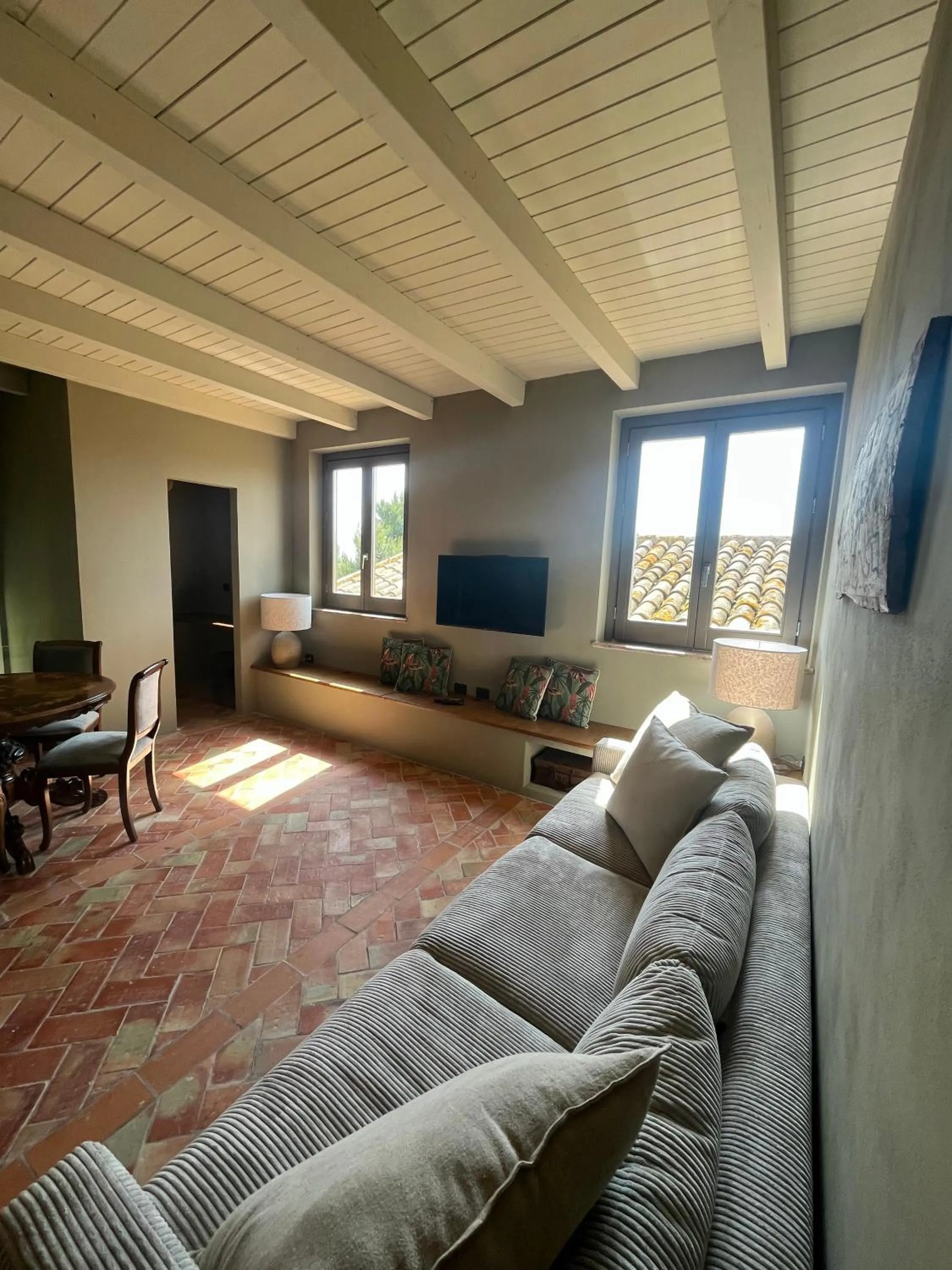 Living room in Masseria del Carboj