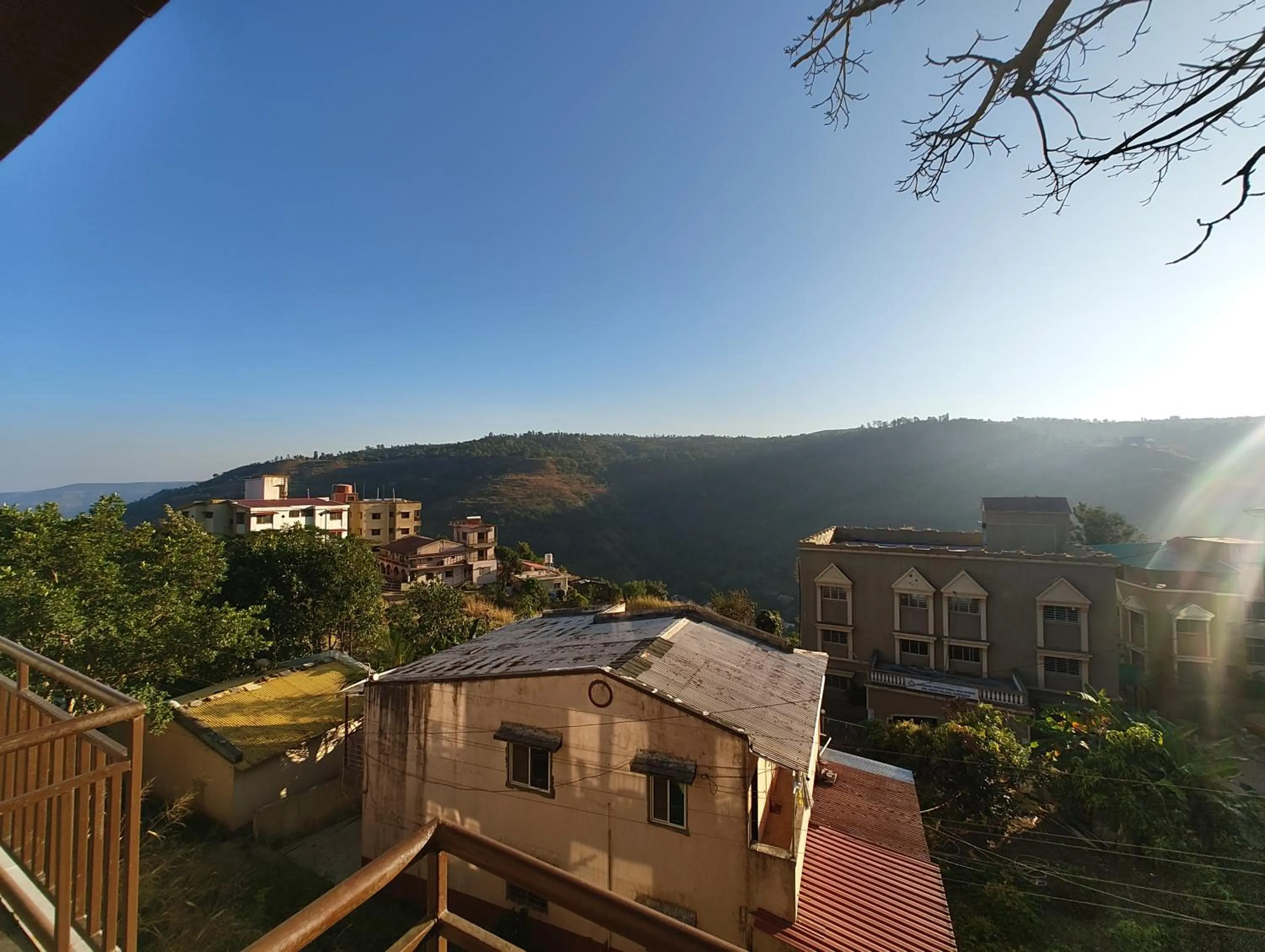 Mountain view in VITS Panchgani