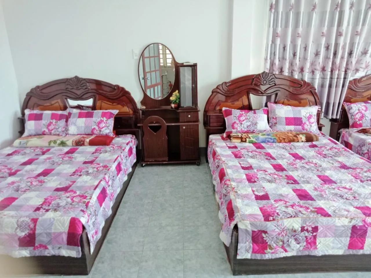Bed in Thiên Nga Hotel