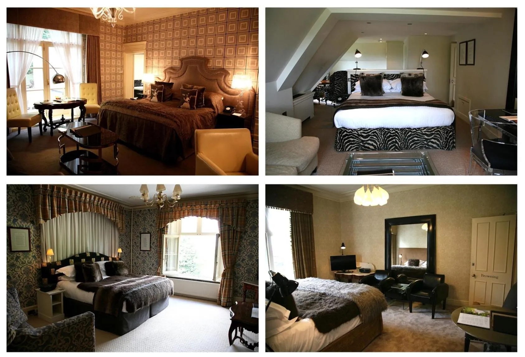 Bedroom, Bed in Talbooth House & Spa