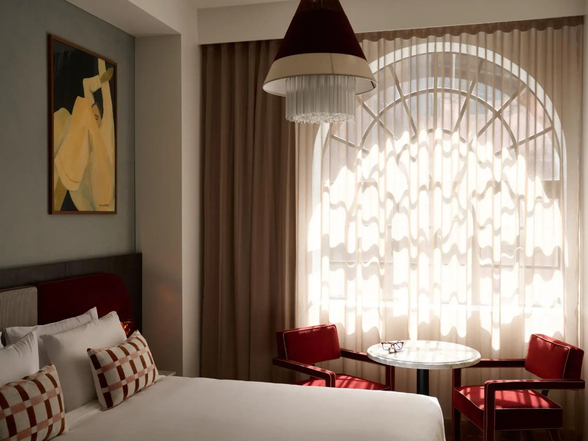 View (from property/room), Bed in Hotel Morris Sydney, Handwritten Collection View (from property/room), Bed in Hotel Morris Sydney, Handwritten Collection