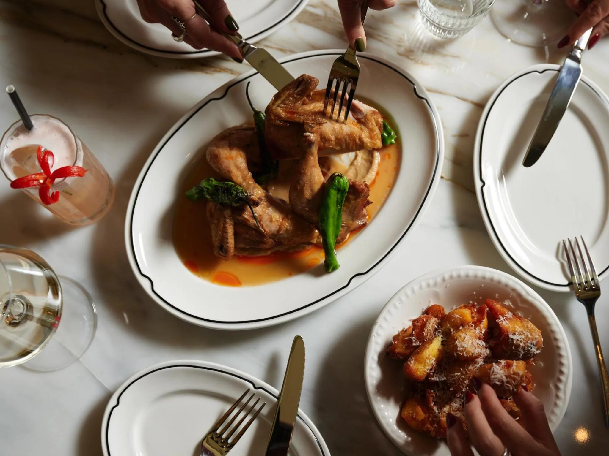 Food in Hotel Morris Sydney, Handwritten Collection