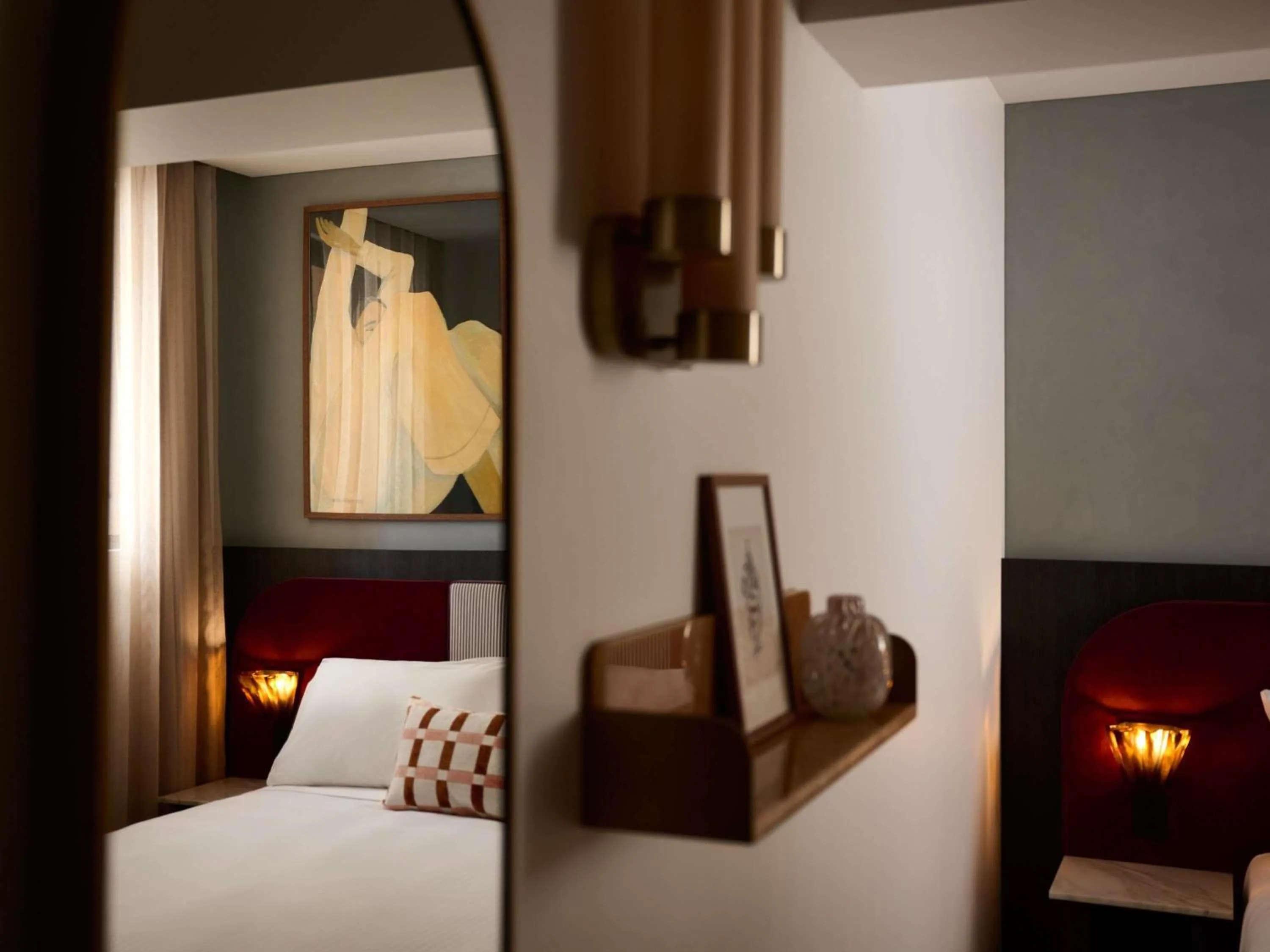 Bedroom, Bed in Hotel Morris Sydney, Handwritten Collection