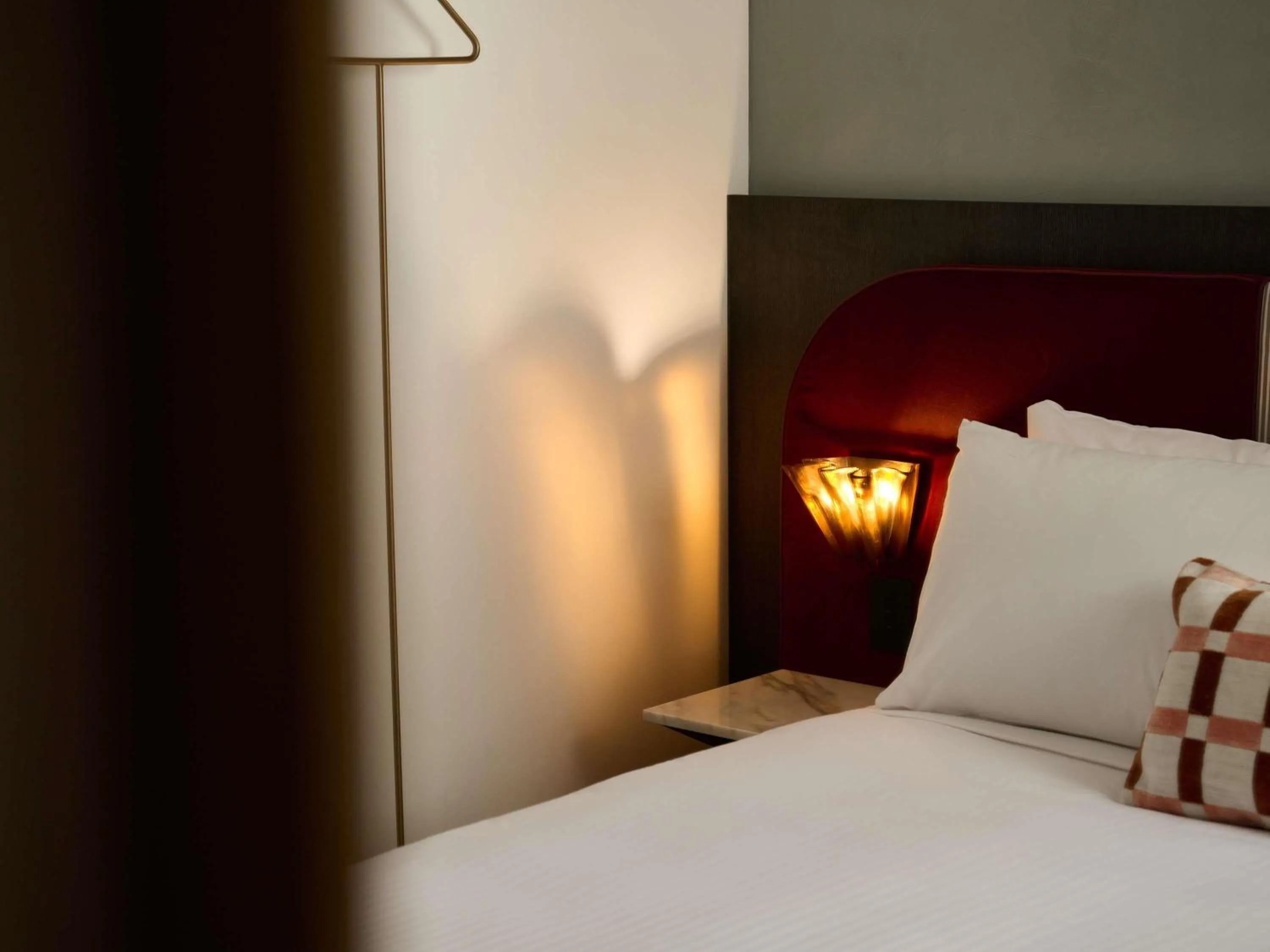 Bedroom, Bed in Hotel Morris Sydney, Handwritten Collection