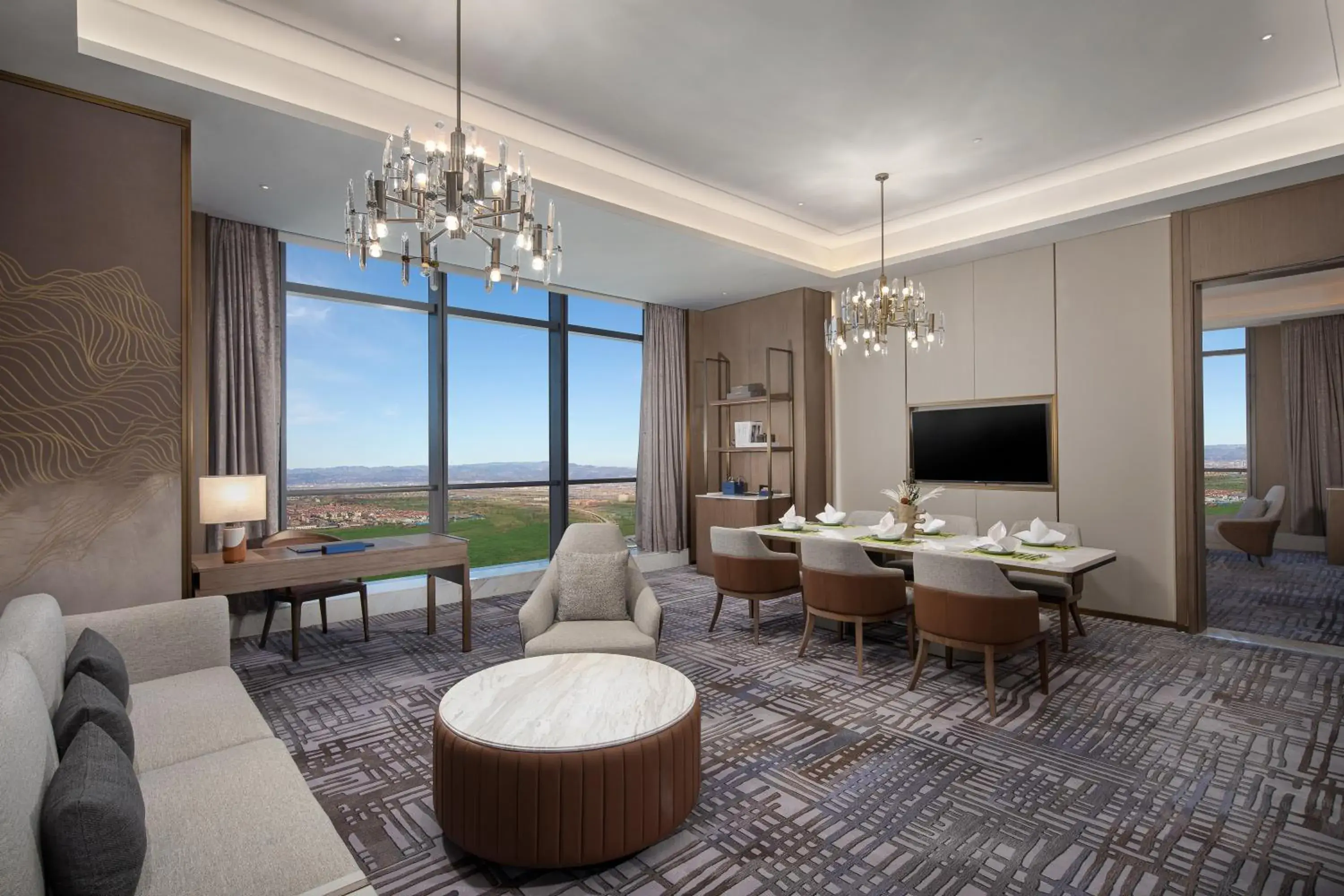 Photo of the whole room in Wyndham Shanxi Xiaohe Xincheng Photo of the whole room in Wyndham Shanxi Xiaohe Xincheng