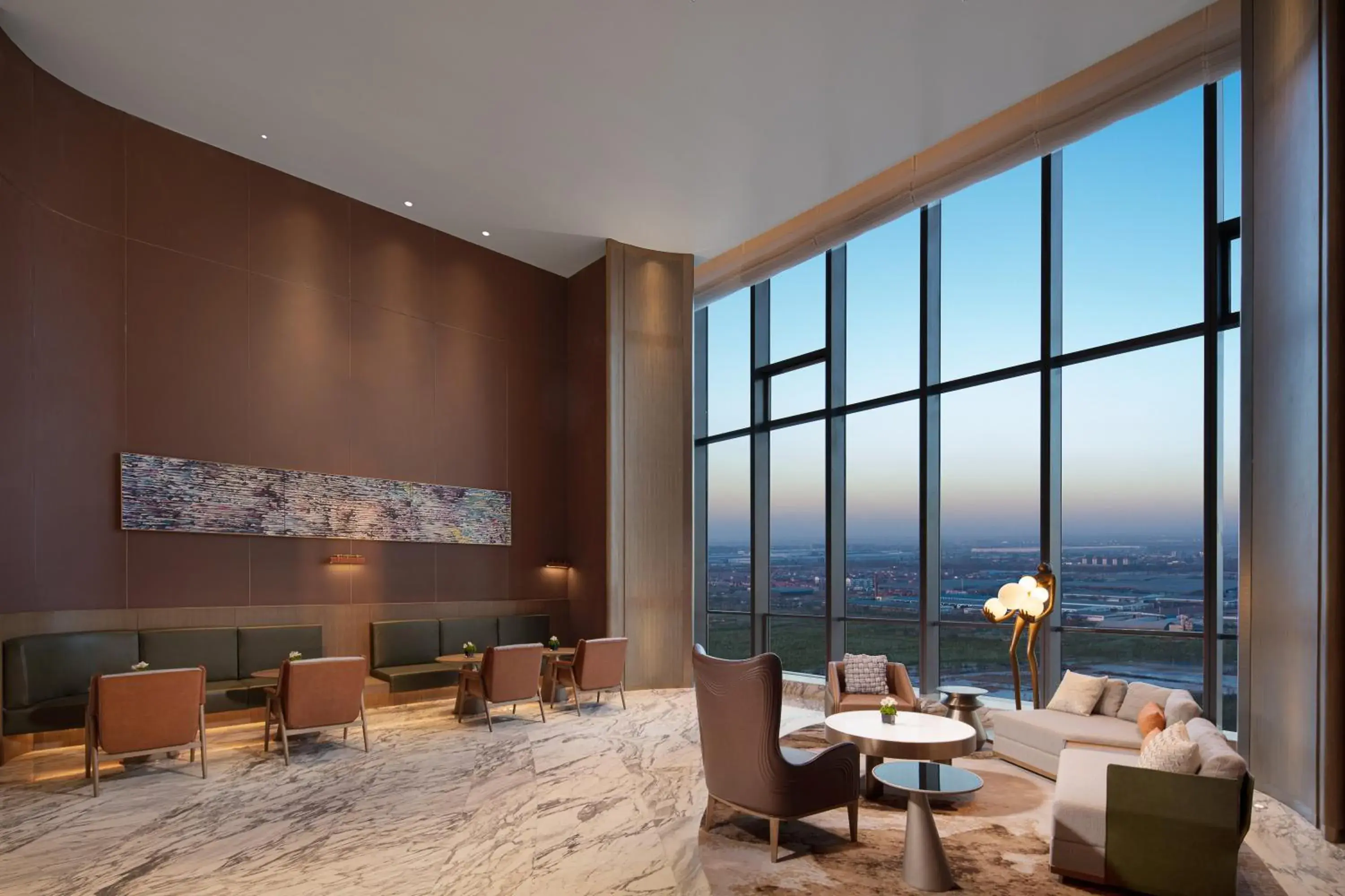 Lounge or bar in Wyndham Shanxi Xiaohe Xincheng Lounge or bar in Wyndham Shanxi Xiaohe Xincheng