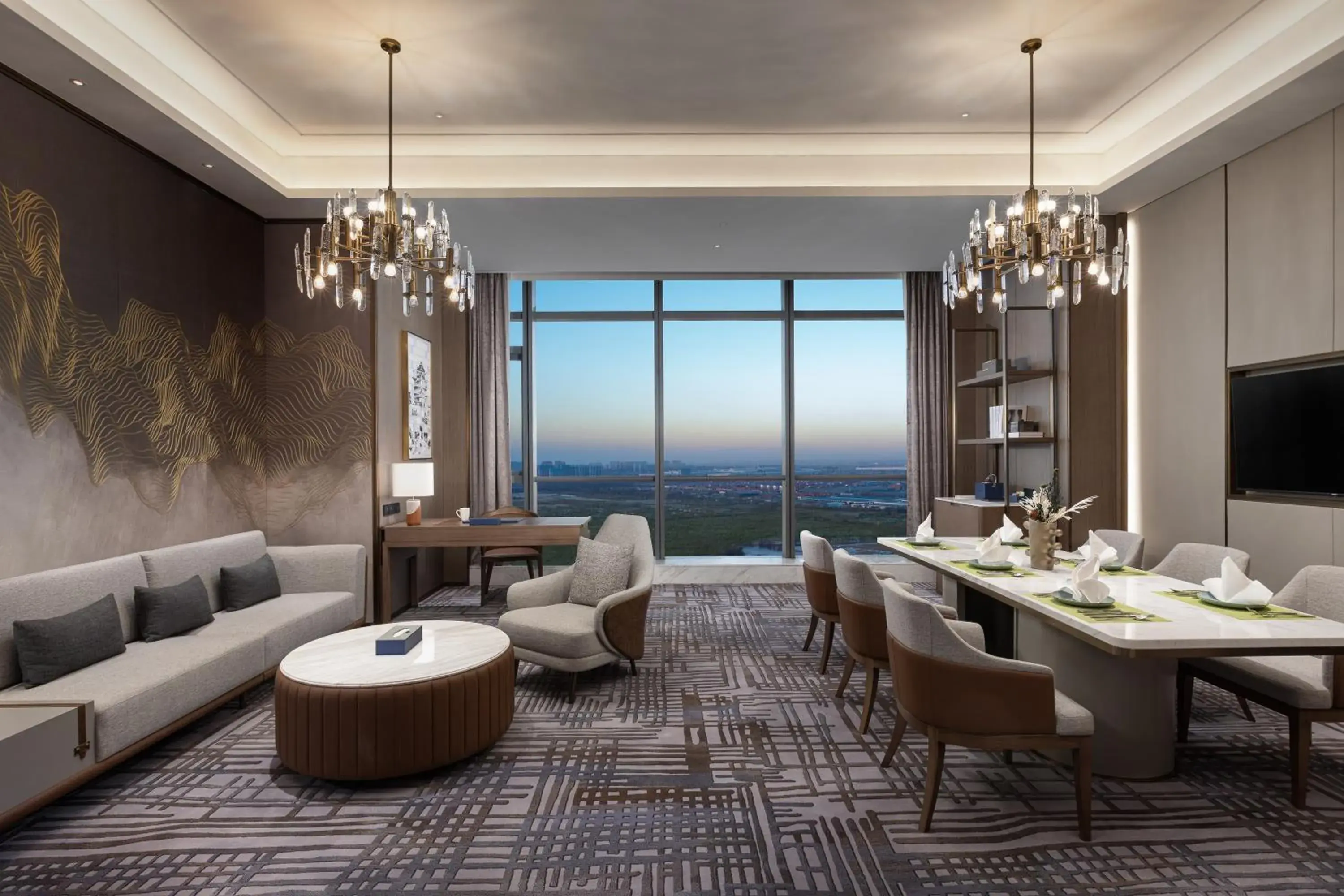 Photo of the whole room in Wyndham Shanxi Xiaohe Xincheng Photo of the whole room in Wyndham Shanxi Xiaohe Xincheng