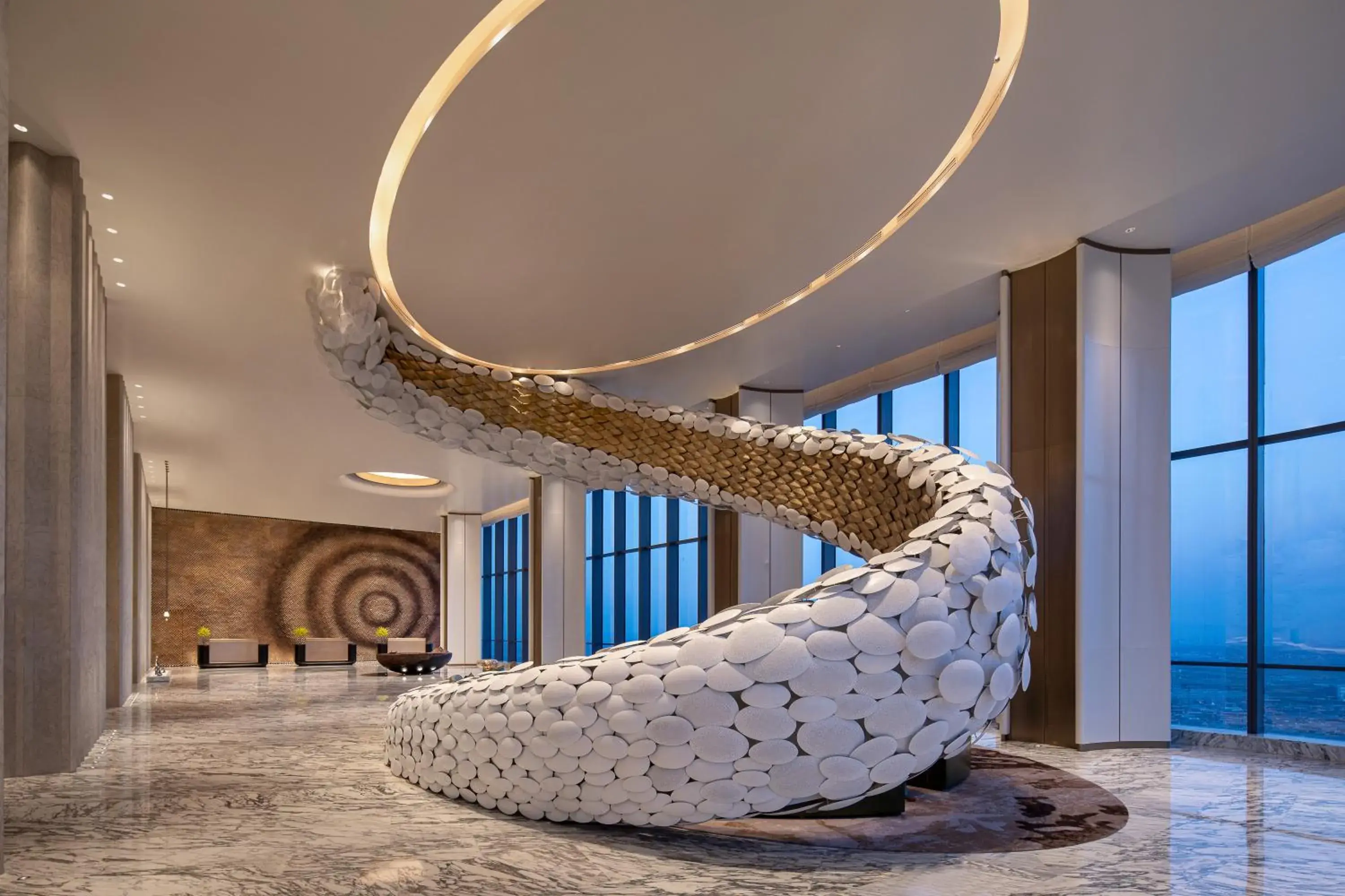 Lobby or reception in Wyndham Shanxi Xiaohe Xincheng Lobby or reception in Wyndham Shanxi Xiaohe Xincheng