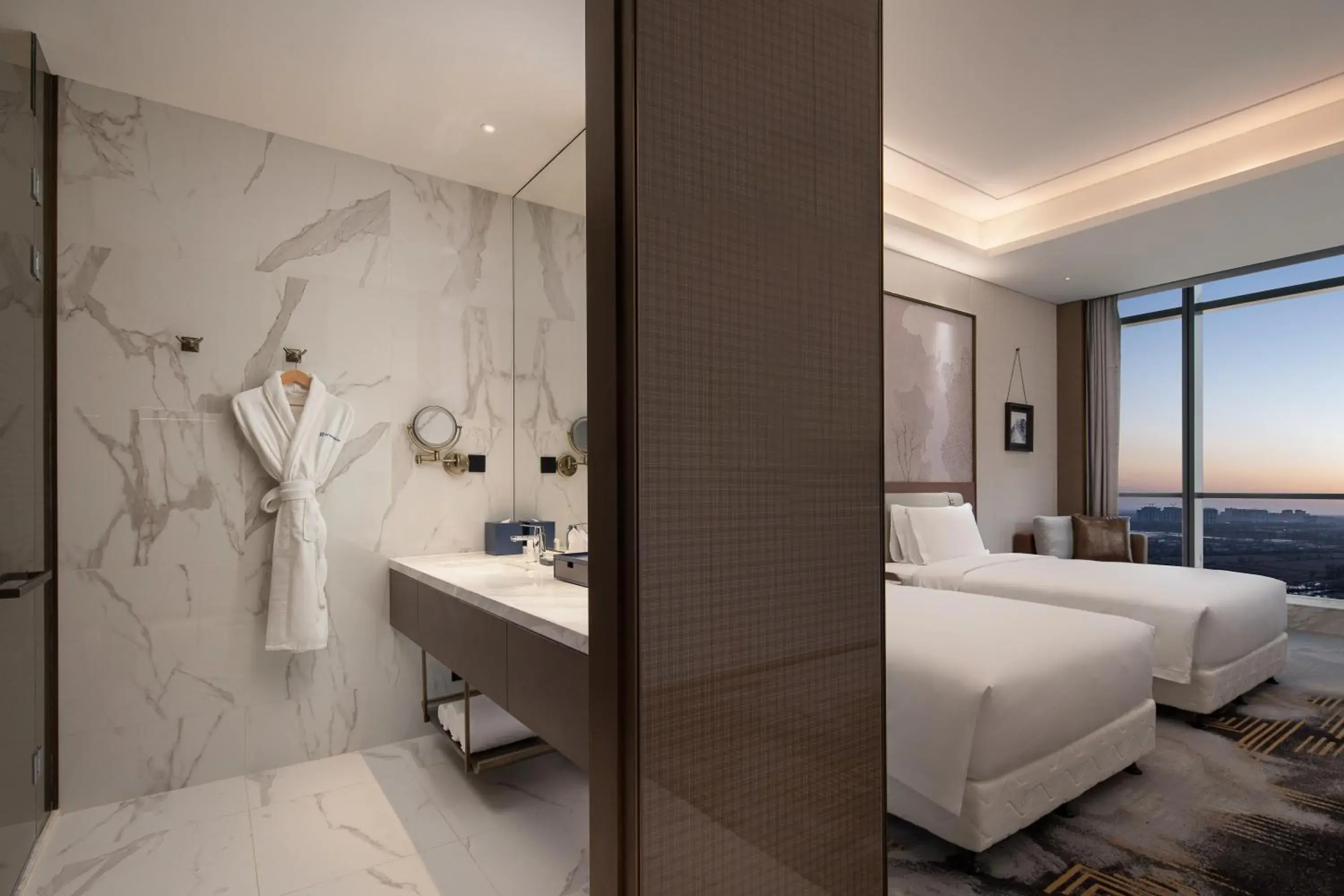 Executive Twin Room - Non-Smoking in Wyndham Shanxi Xiaohe Xincheng Executive Twin Room - Non-Smoking in Wyndham Shanxi Xiaohe Xincheng