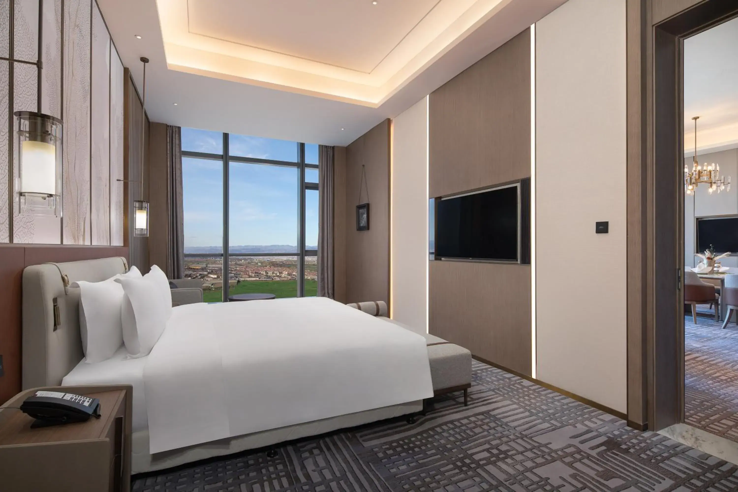 Photo of the whole room, Bed in Wyndham Shanxi Xiaohe Xincheng Photo of the whole room, Bed in Wyndham Shanxi Xiaohe Xincheng