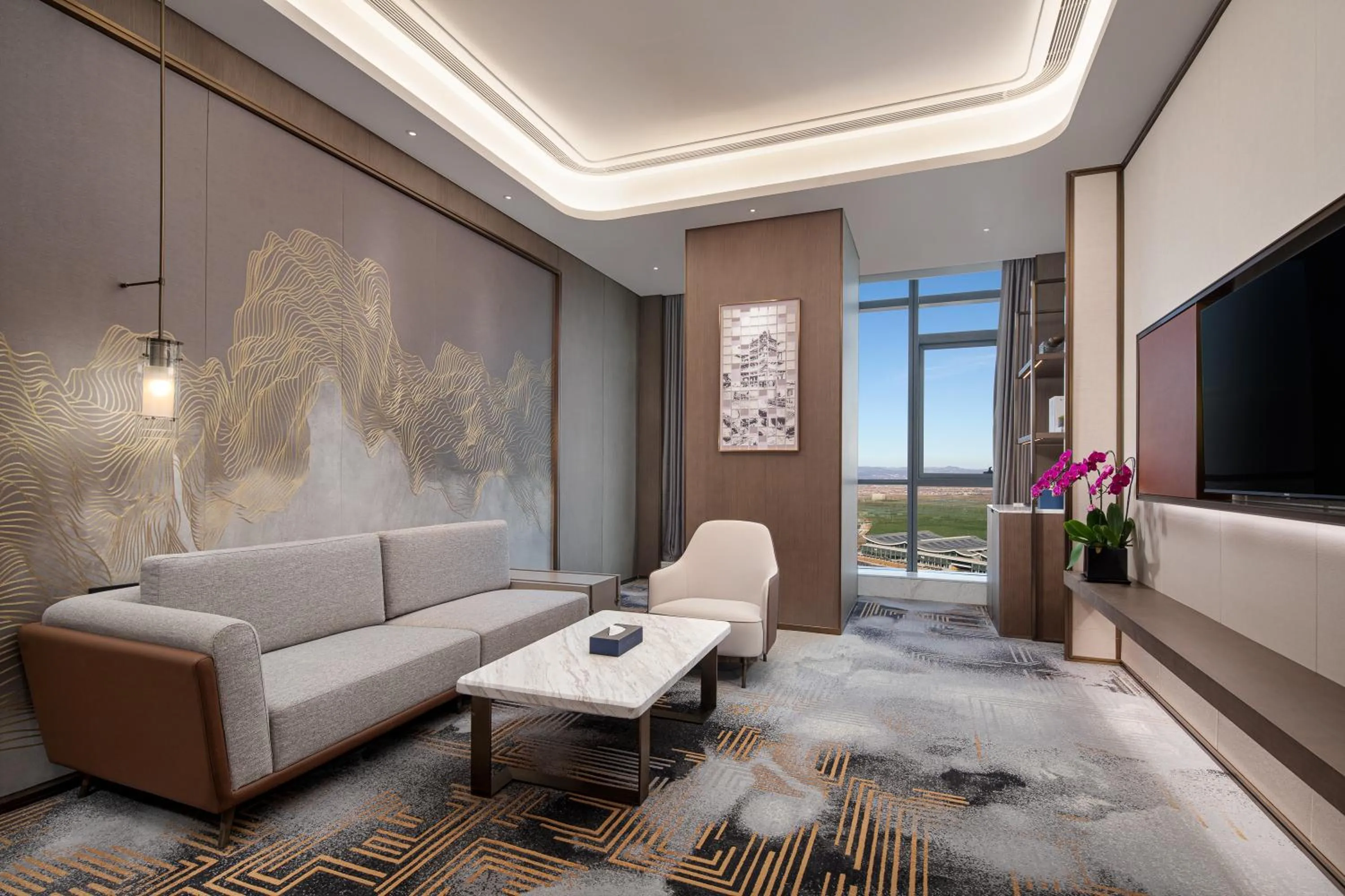 Photo of the whole room in Wyndham Shanxi Xiaohe Xincheng