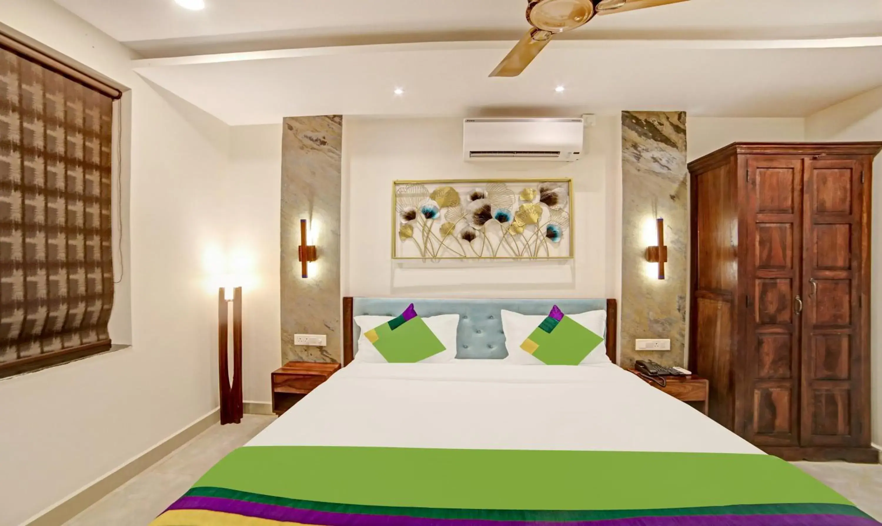 Bedroom, Bed in Treebo Lazystay Elite Bedroom, Bed in Treebo Lazystay Elite