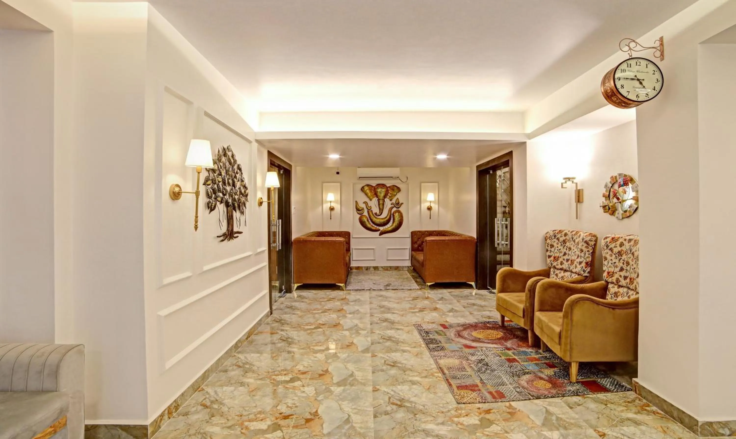 Seating area in Treebo Lazystay Elite