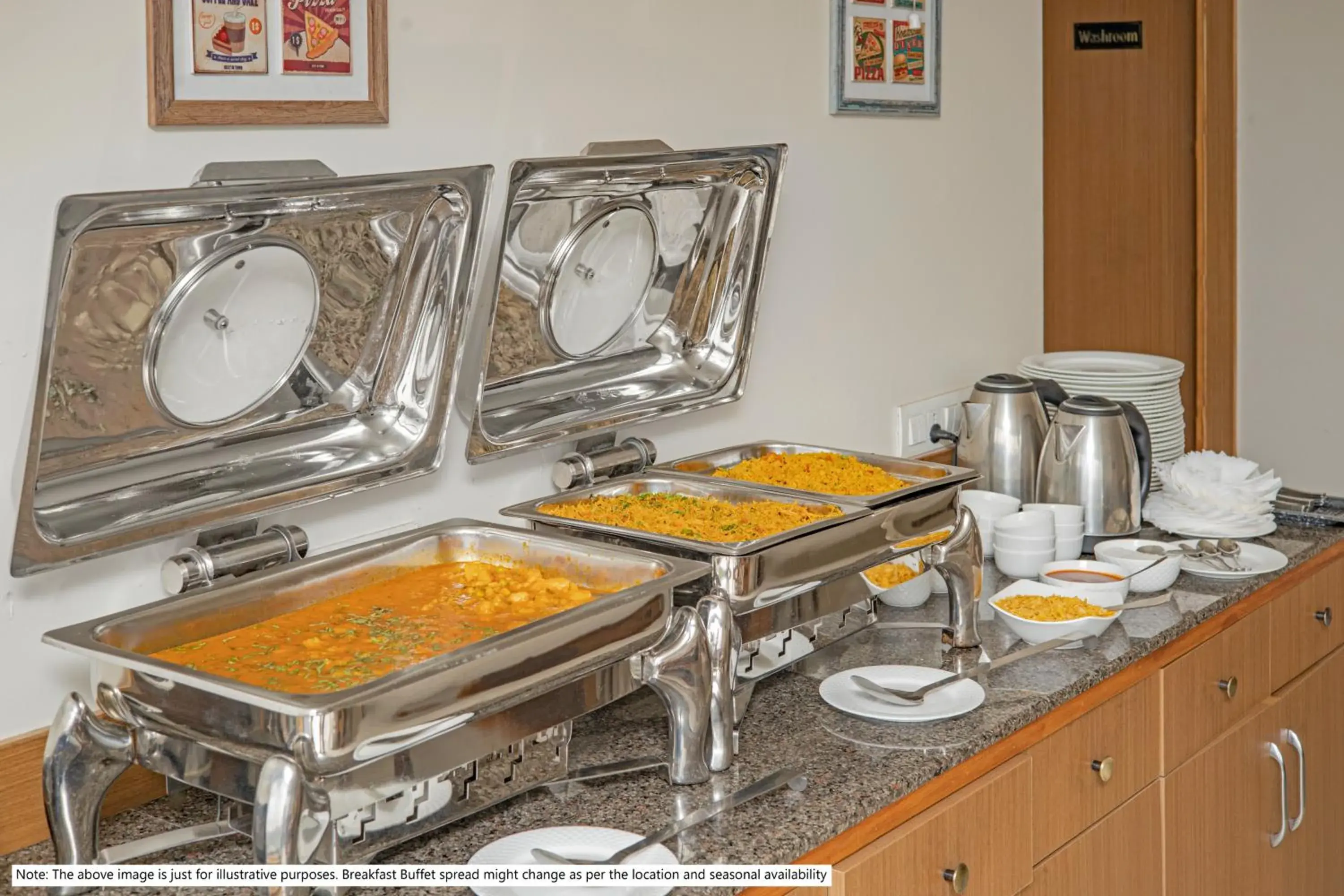Buffet breakfast in Treebo Lazystay Elite Buffet breakfast in Treebo Lazystay Elite
