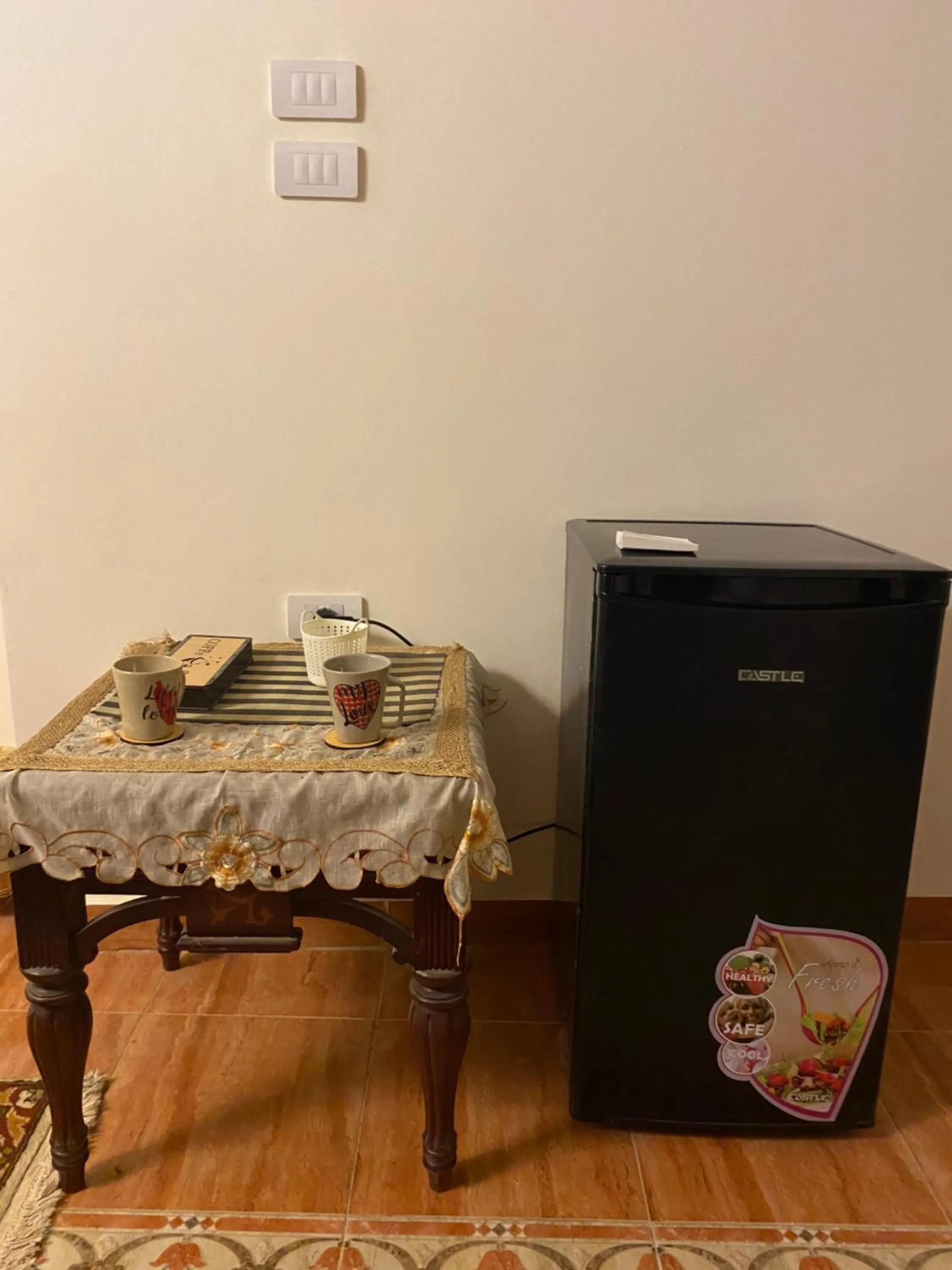 oven in Zeina pyramids view