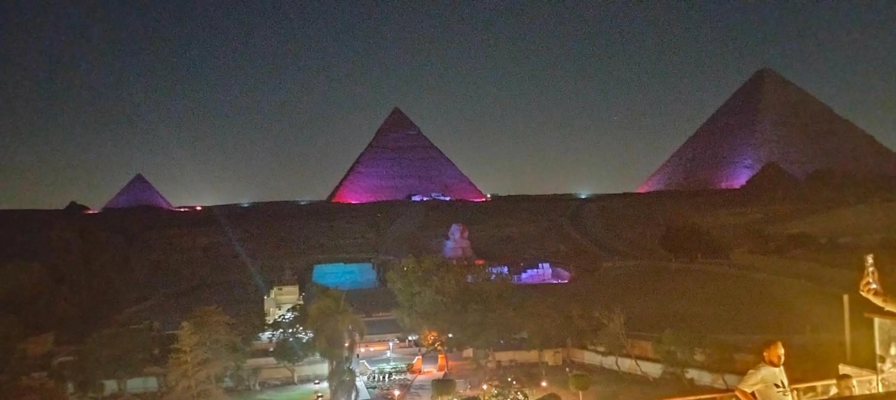 Nearby landmark in Zeina pyramids view