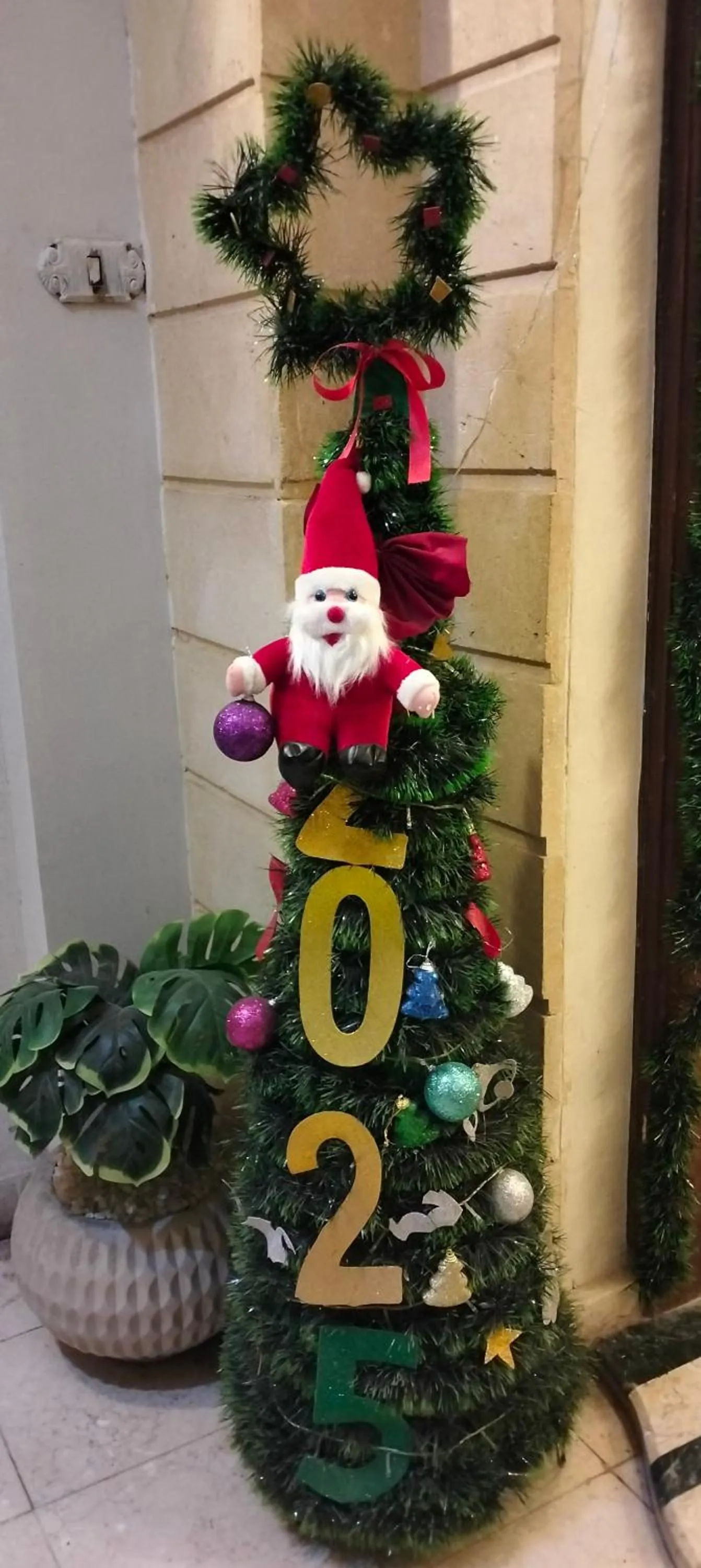 Decorative detail in Zeina pyramids view