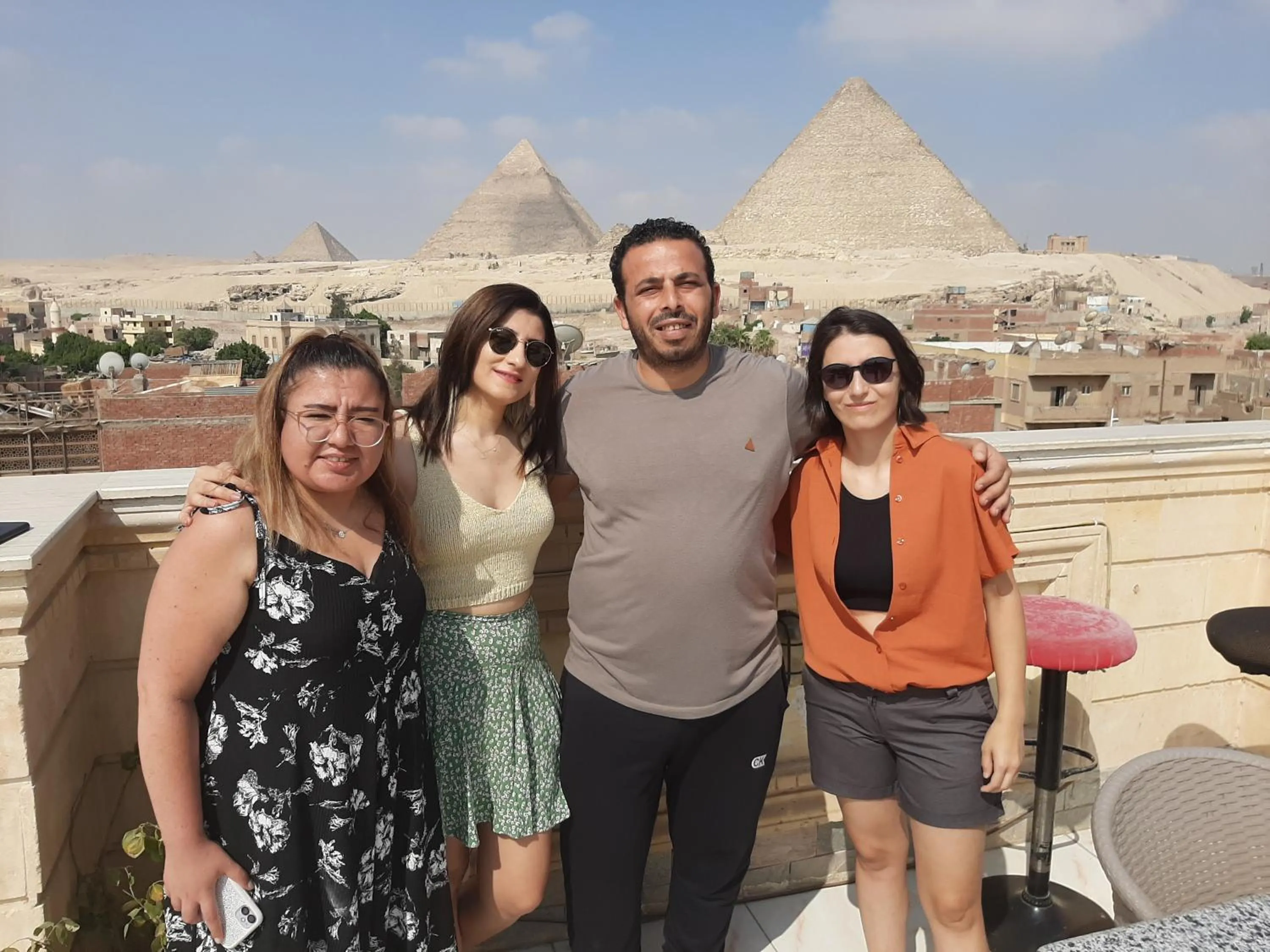 Nearby landmark in Zeina pyramids view