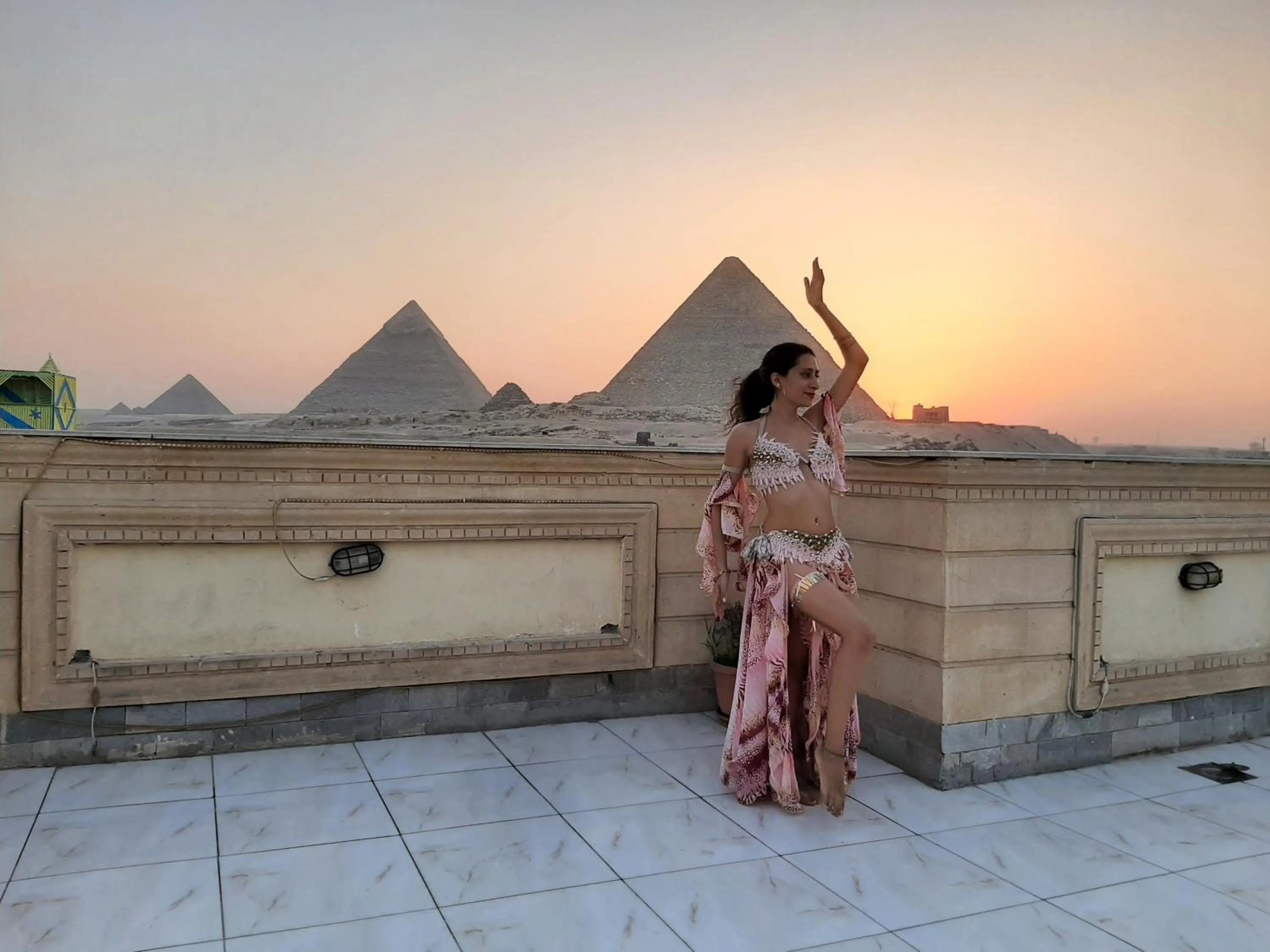 Nearby landmark in Zeina pyramids view