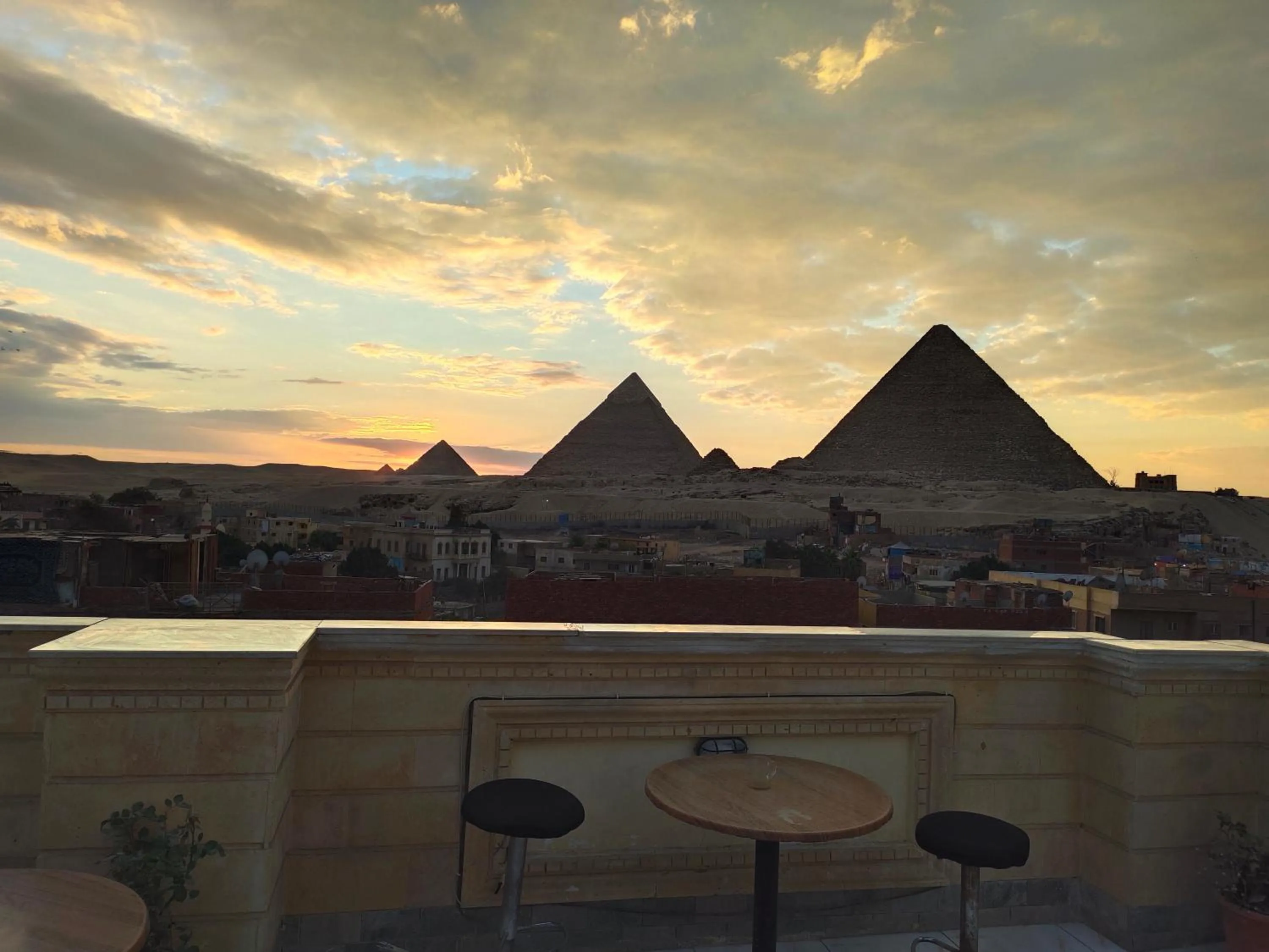 Nearby landmark in Zeina pyramids view