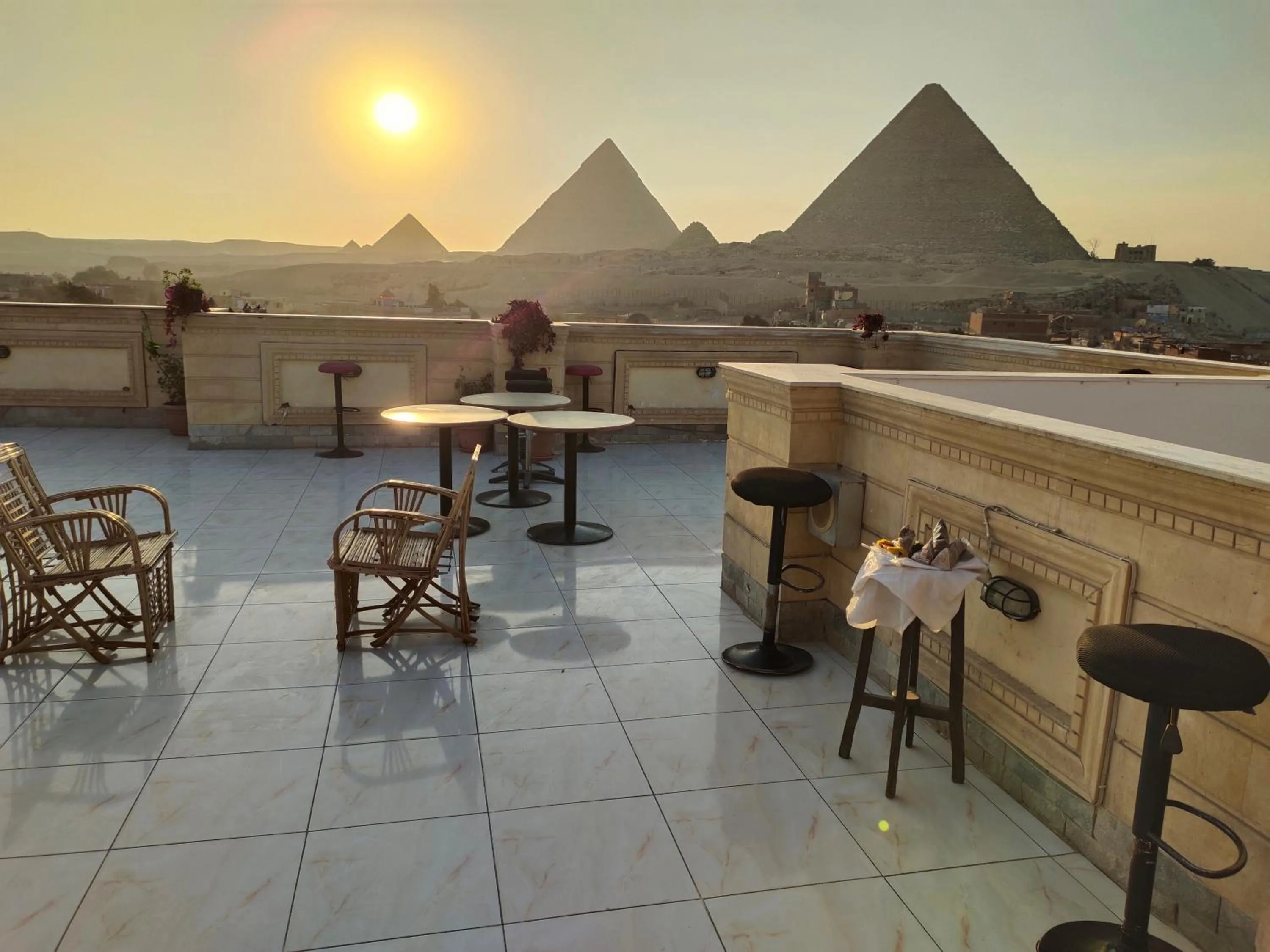 View (from property/room) in Zeina pyramids view