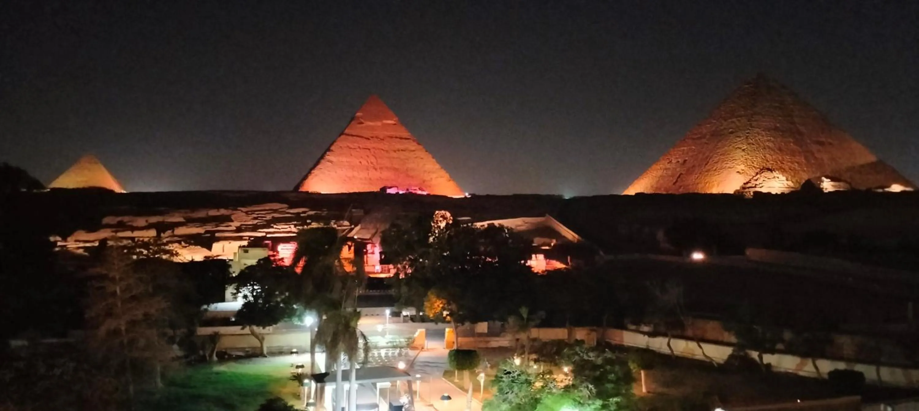 Nearby landmark in Zeina pyramids view