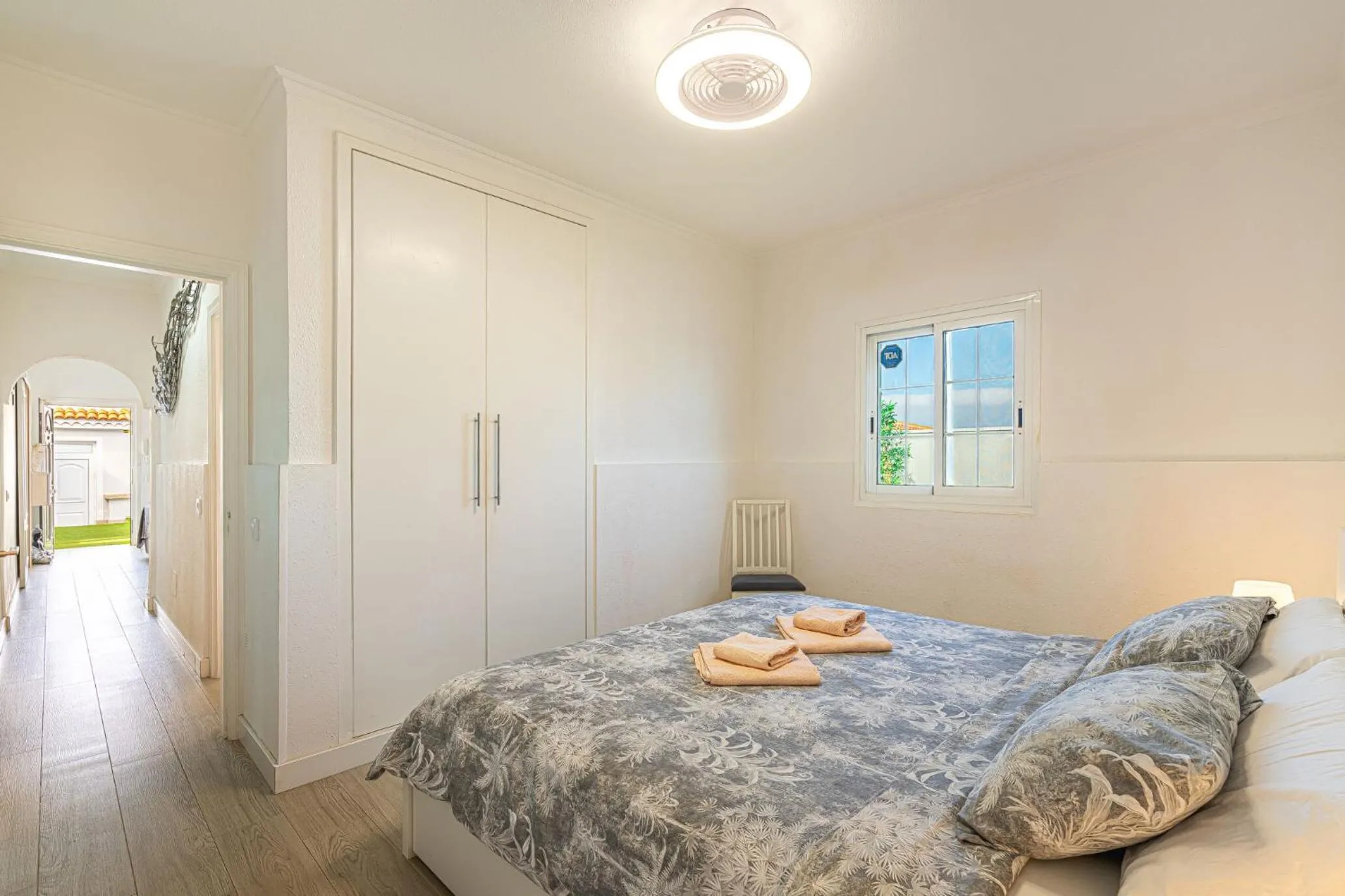 Bedroom, Bed in Villa Costa Adeje