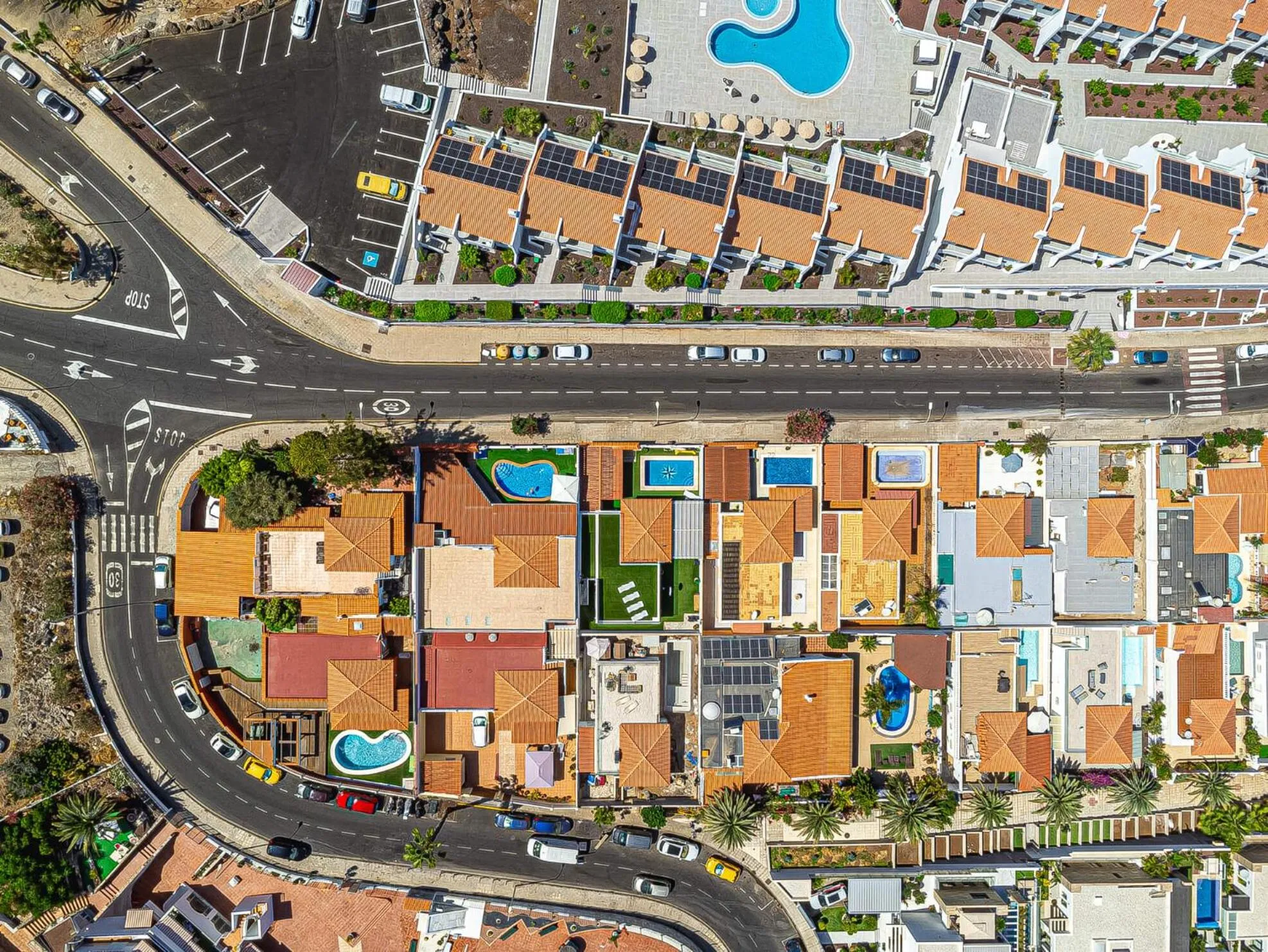 Bird's eye view in Villa Costa Adeje
