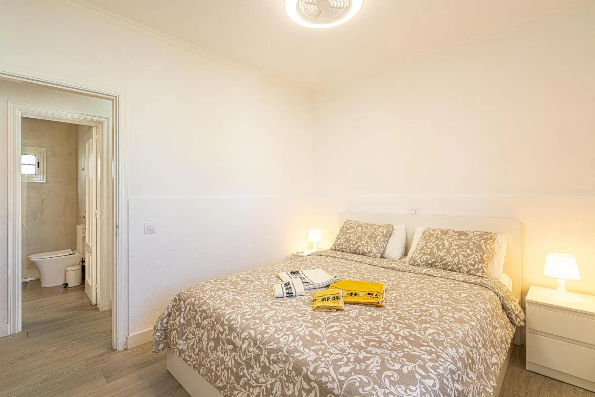 Bedroom, Bed in Villa Costa Adeje