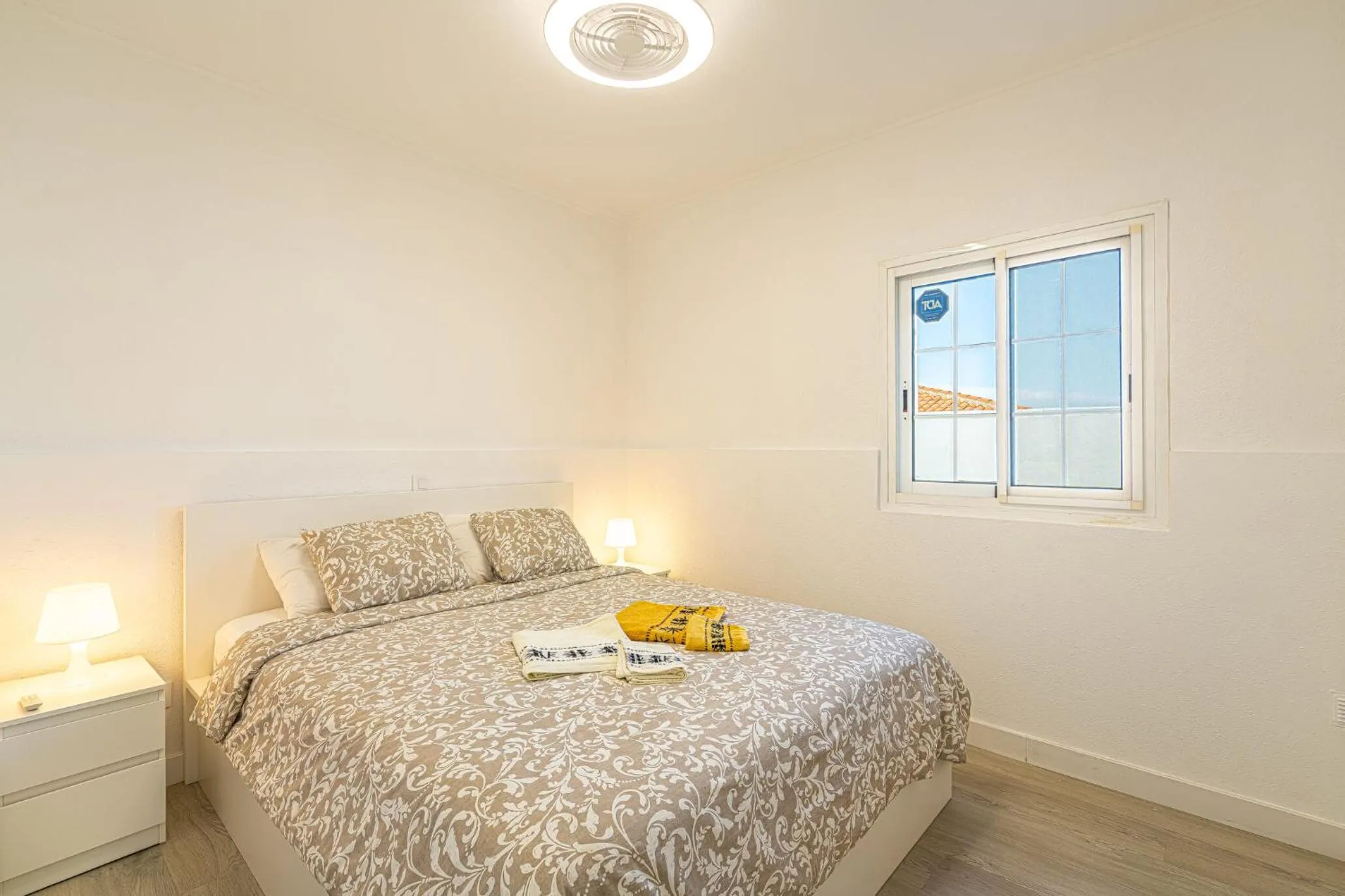 Bedroom, Bed in Villa Costa Adeje