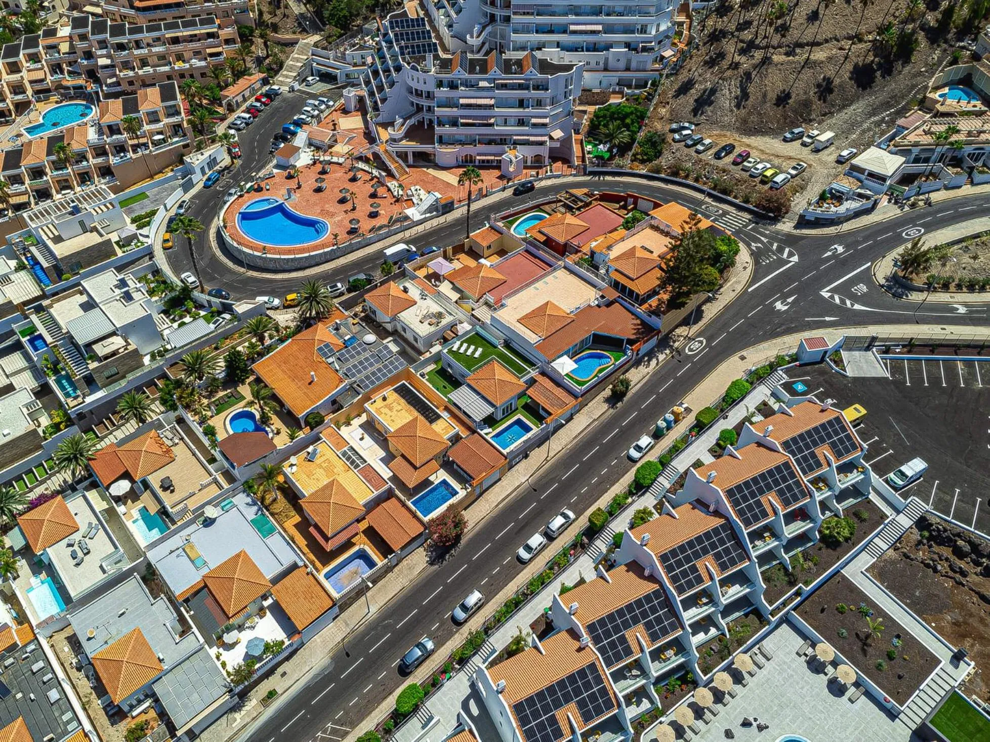 Bird's eye view in Villa Costa Adeje