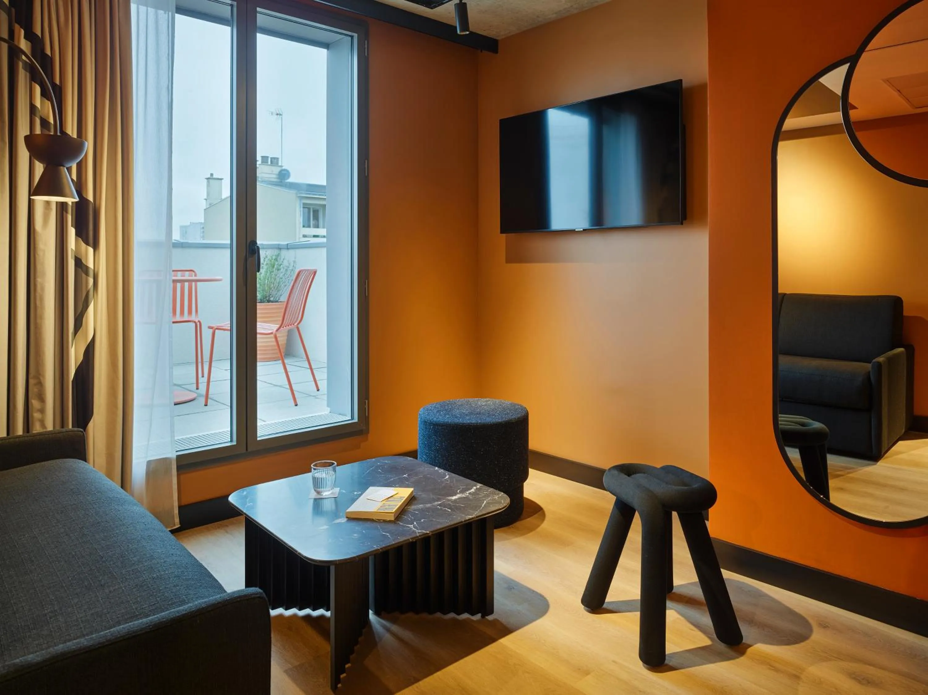 Living room in Tribe Paris Saint Ouen