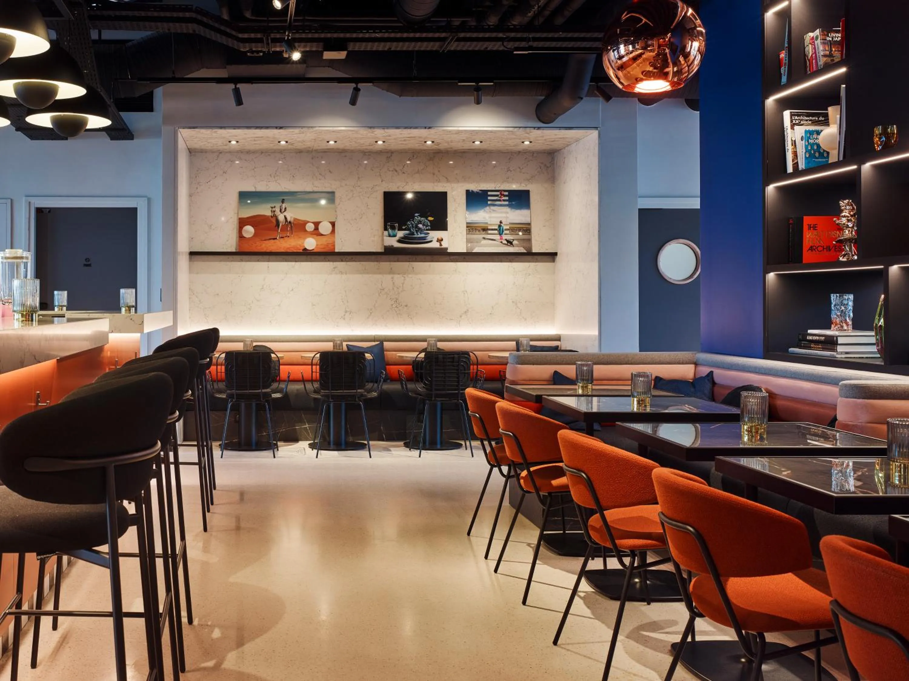 Living room in Tribe Paris Saint Ouen