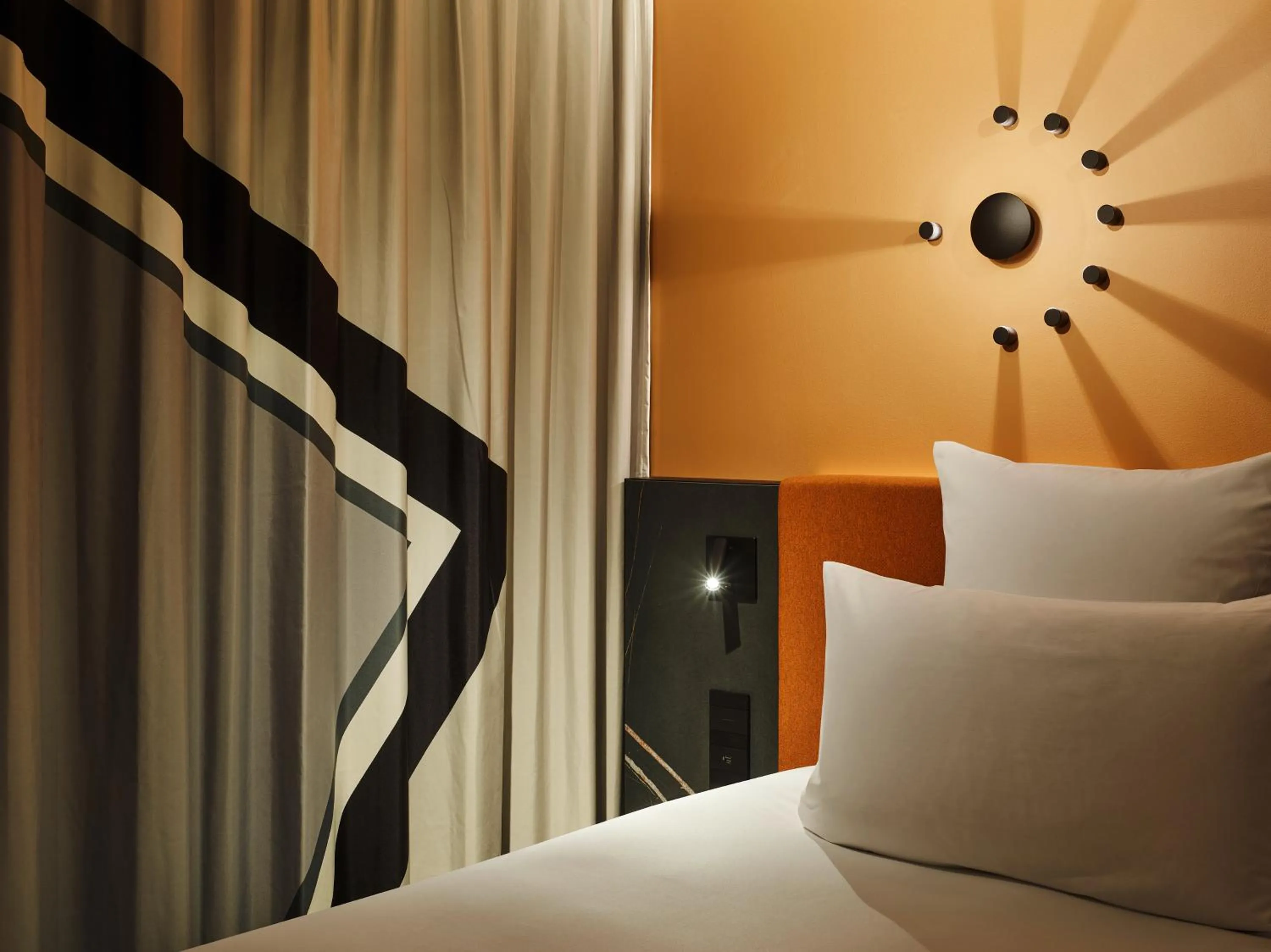 Decorative detail, Bed in Tribe Paris Saint Ouen