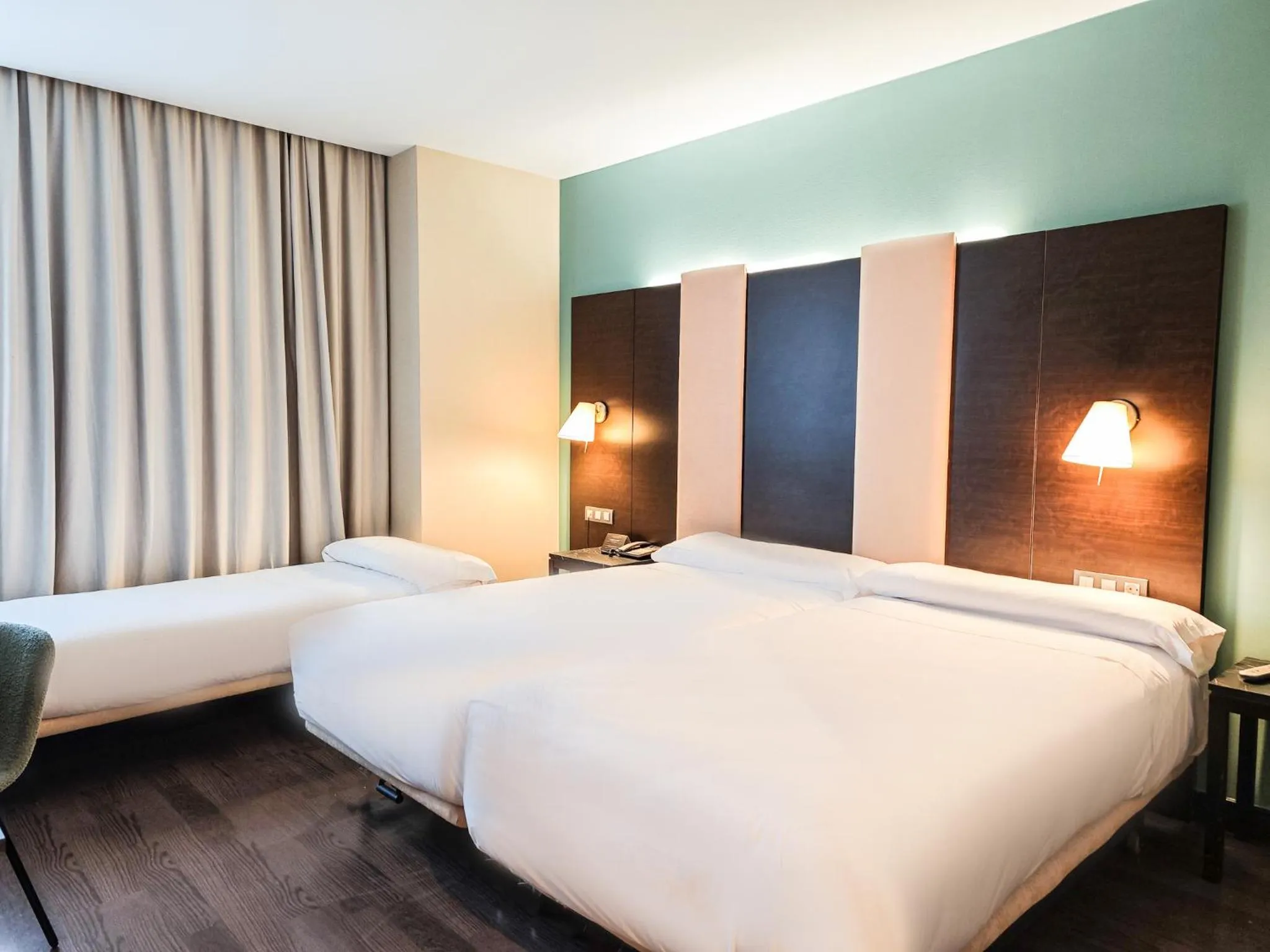 Photo of the whole room, Bed in AZZ Pamplona Norte Hotel