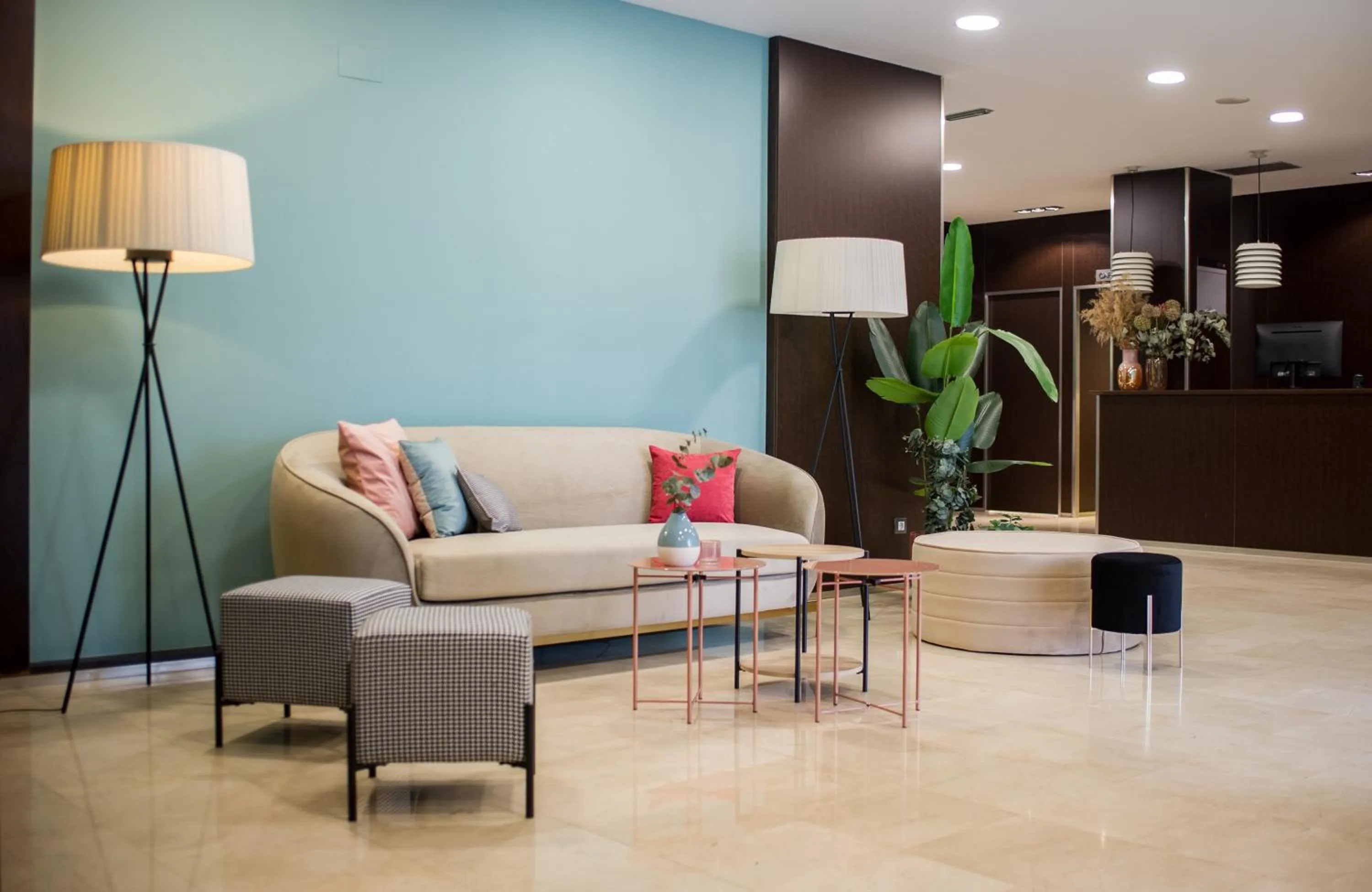 Lobby or reception in AZZ Pamplona Norte Hotel
