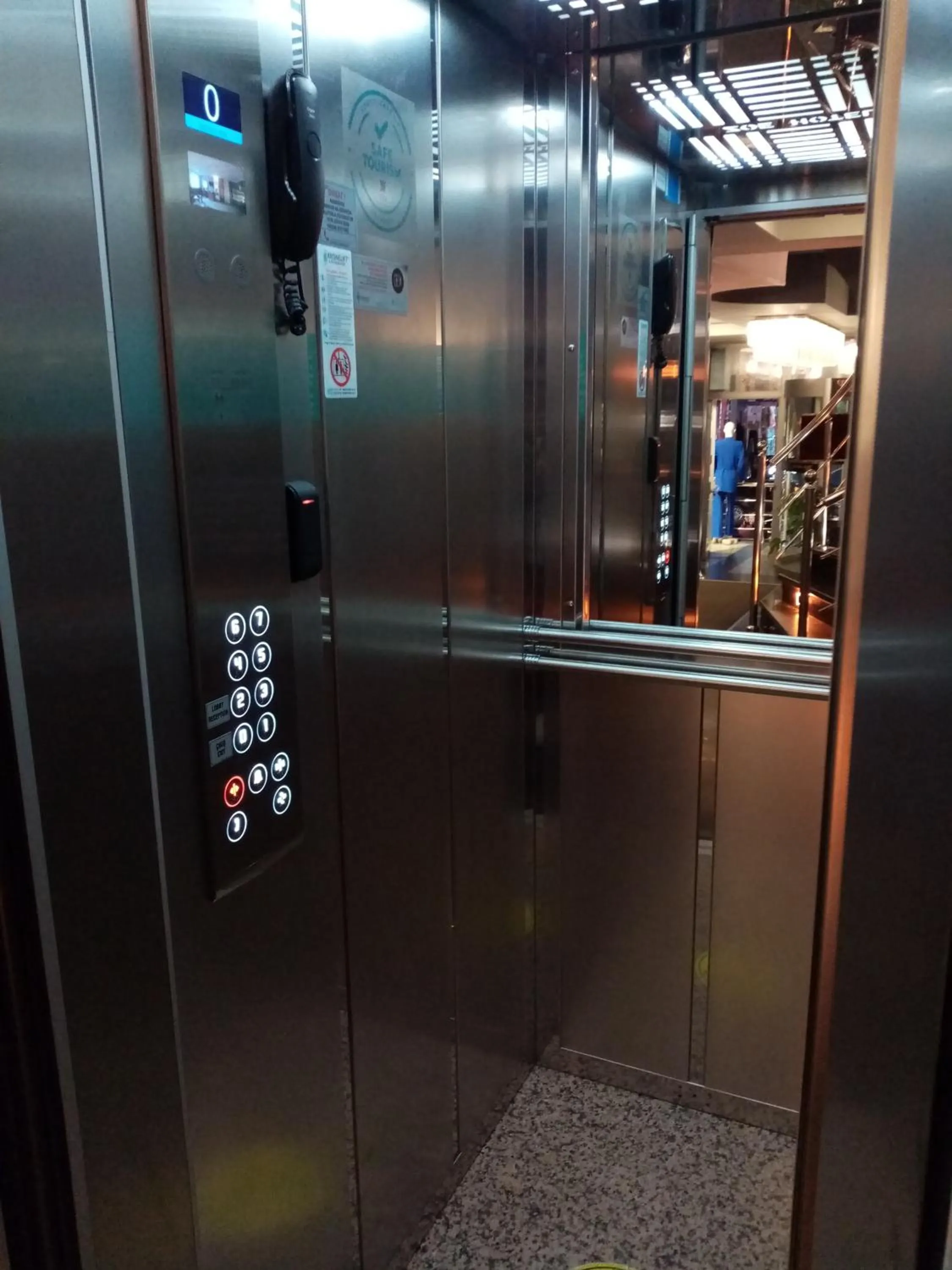 elevator in ZEO HOTEL merter