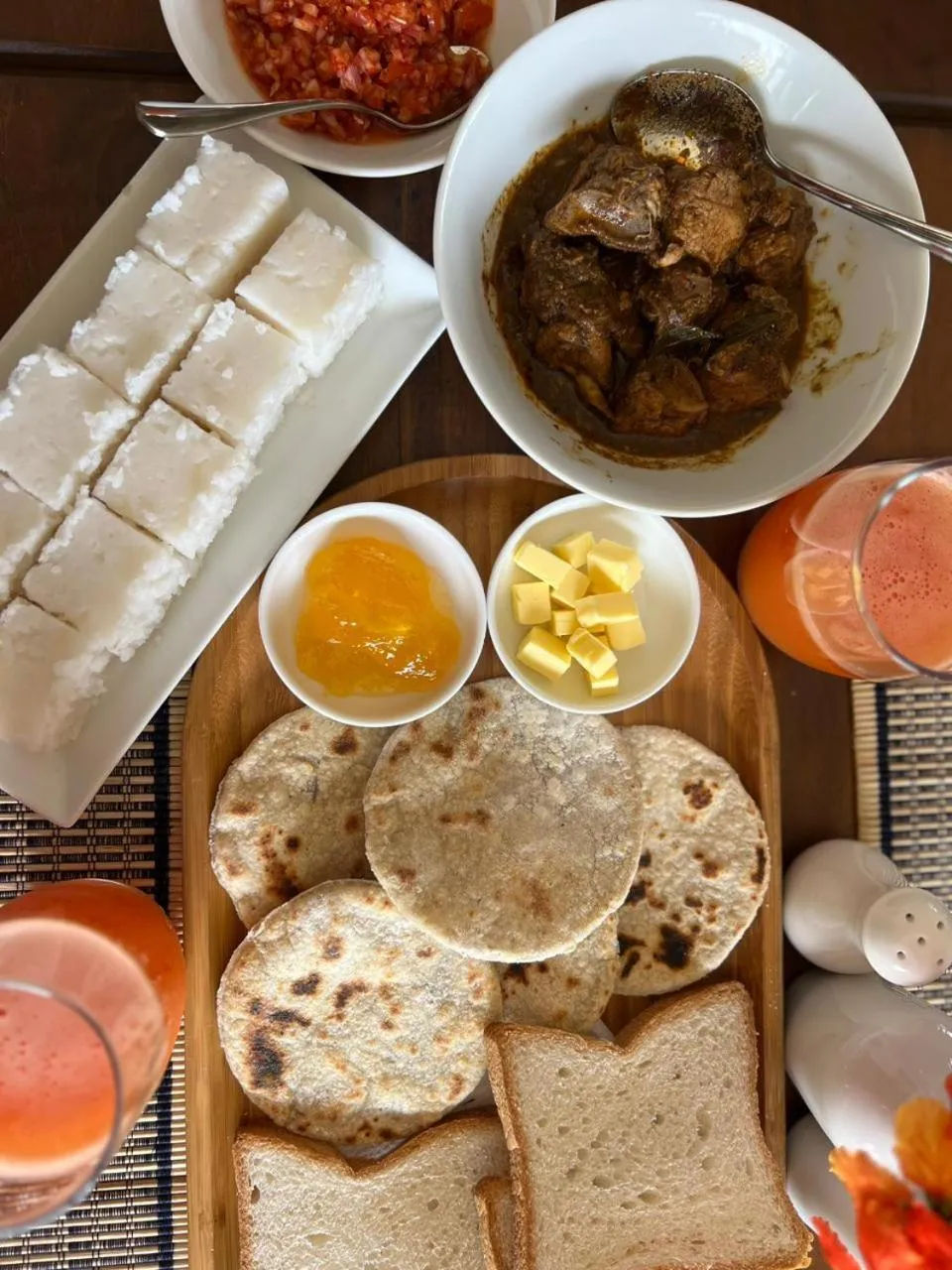 Food close-up in Edgar Mansion Kandy