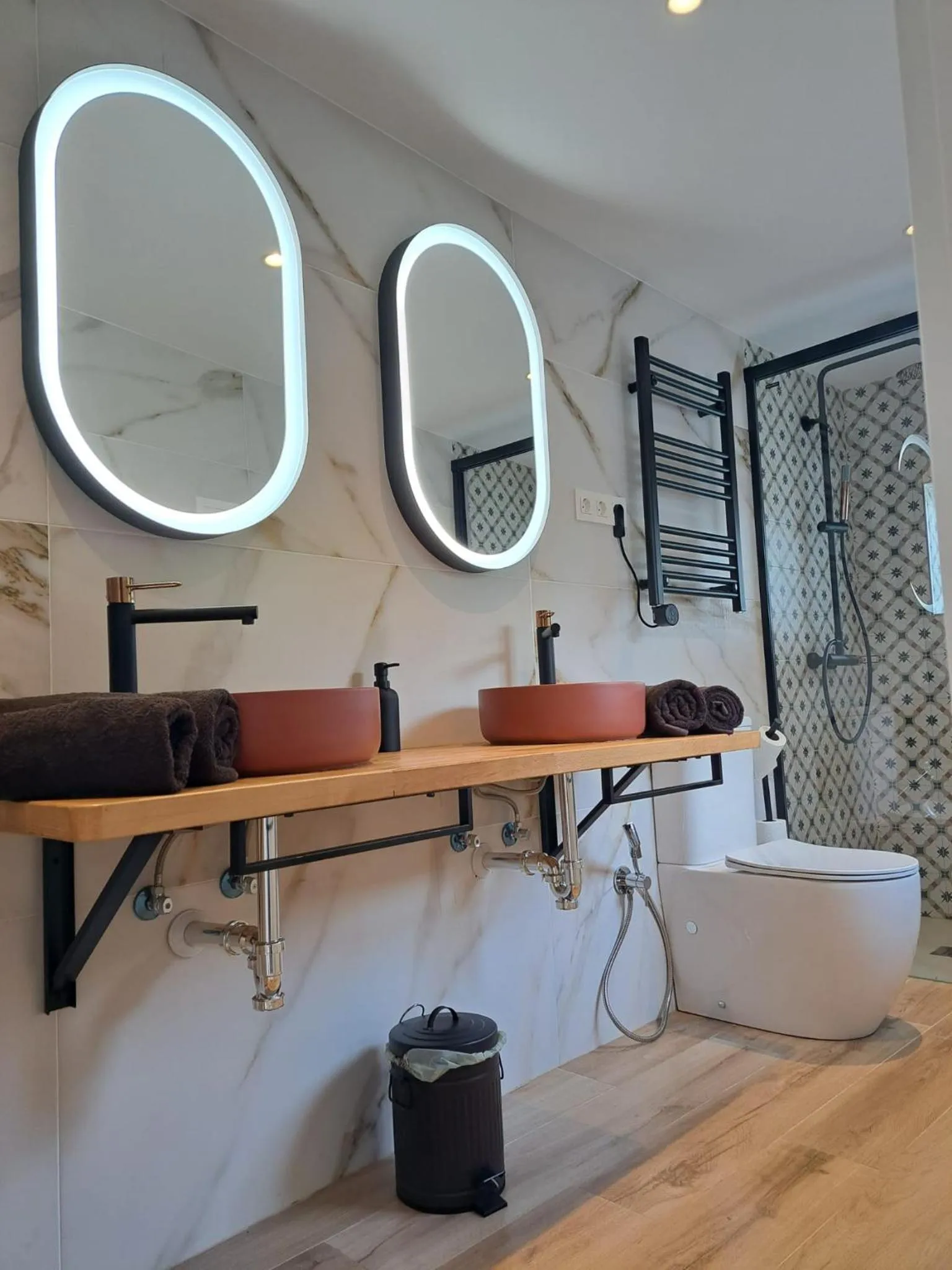 Bathroom in Hotel Artetxe