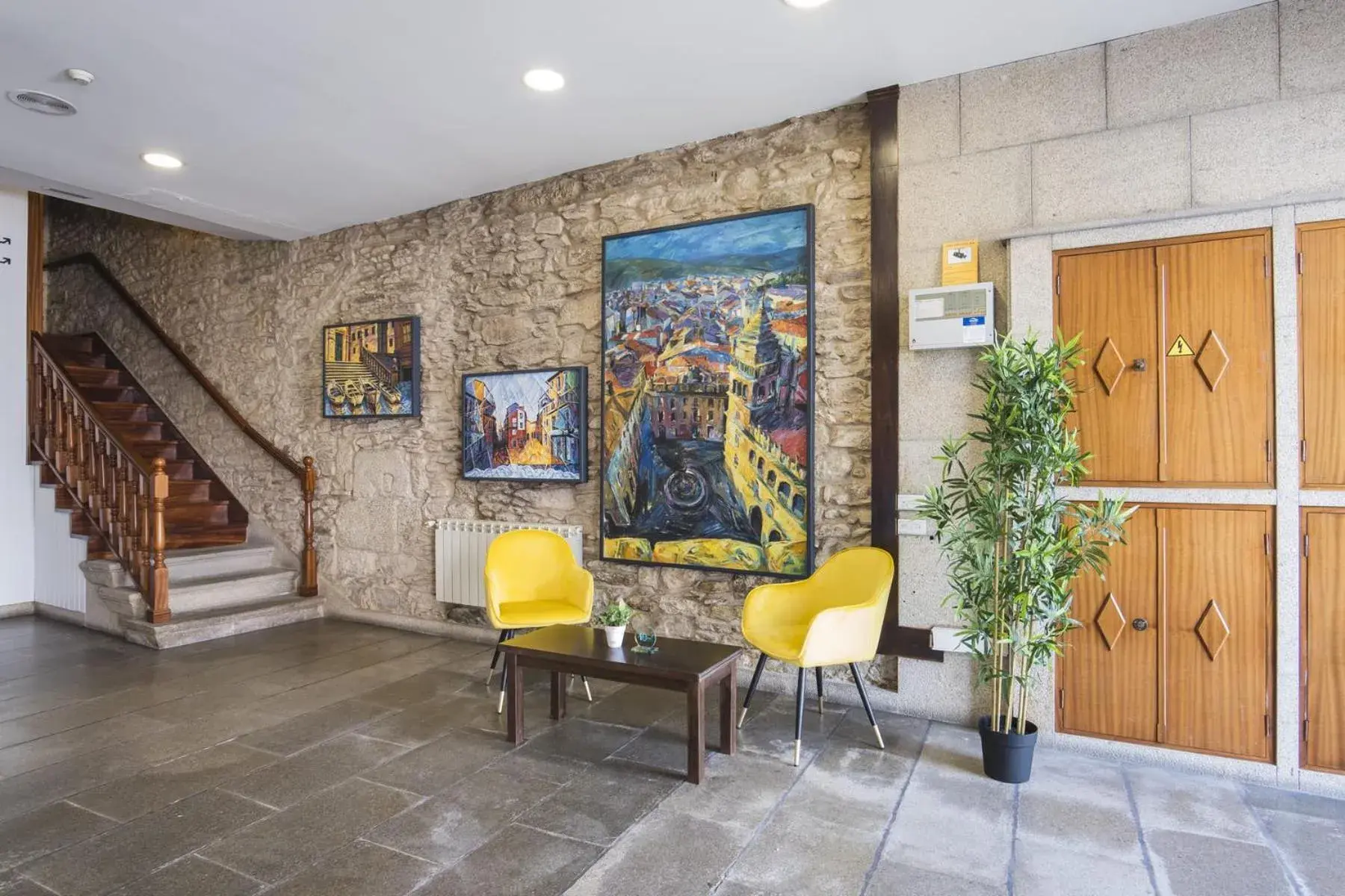 Lobby or reception in Hotel Alda Avenida Lobby or reception in Hotel Alda Avenida