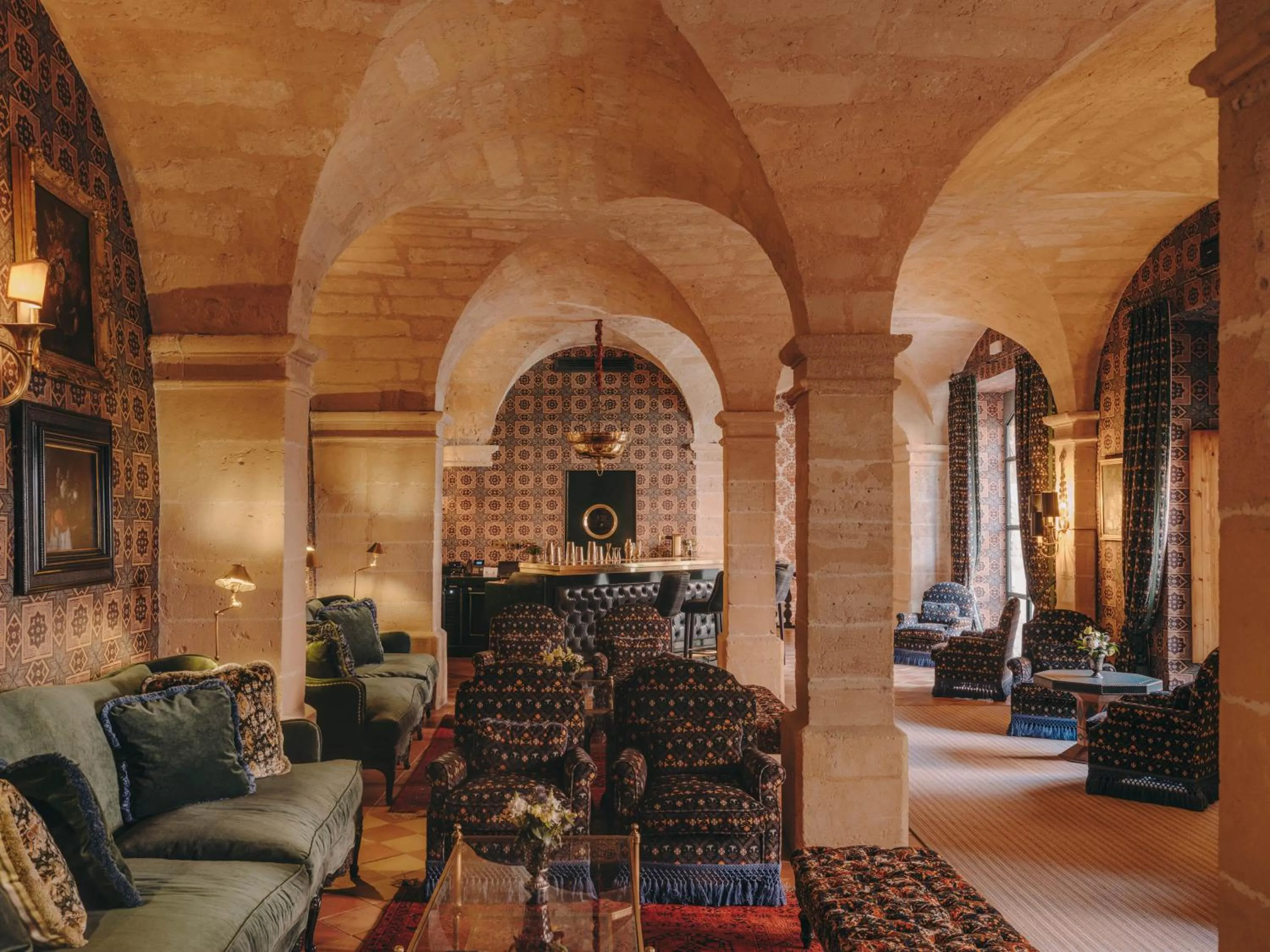 Living room in Grand Hotel Son Net