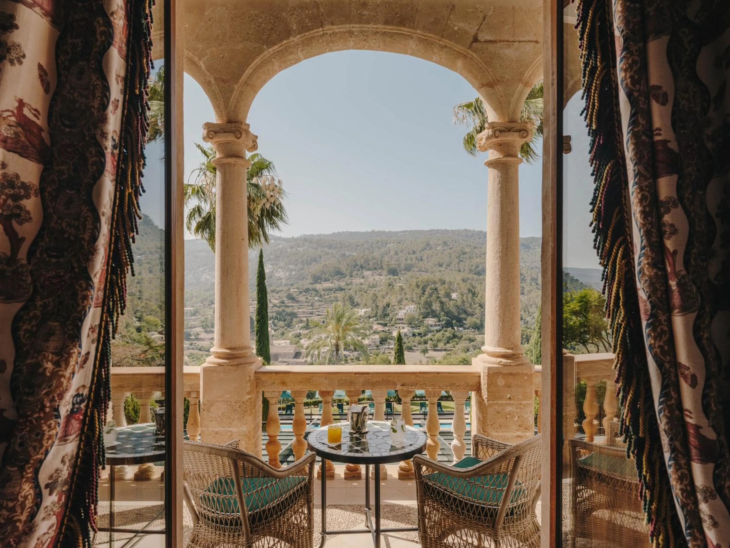 Patio in Grand Hotel Son Net