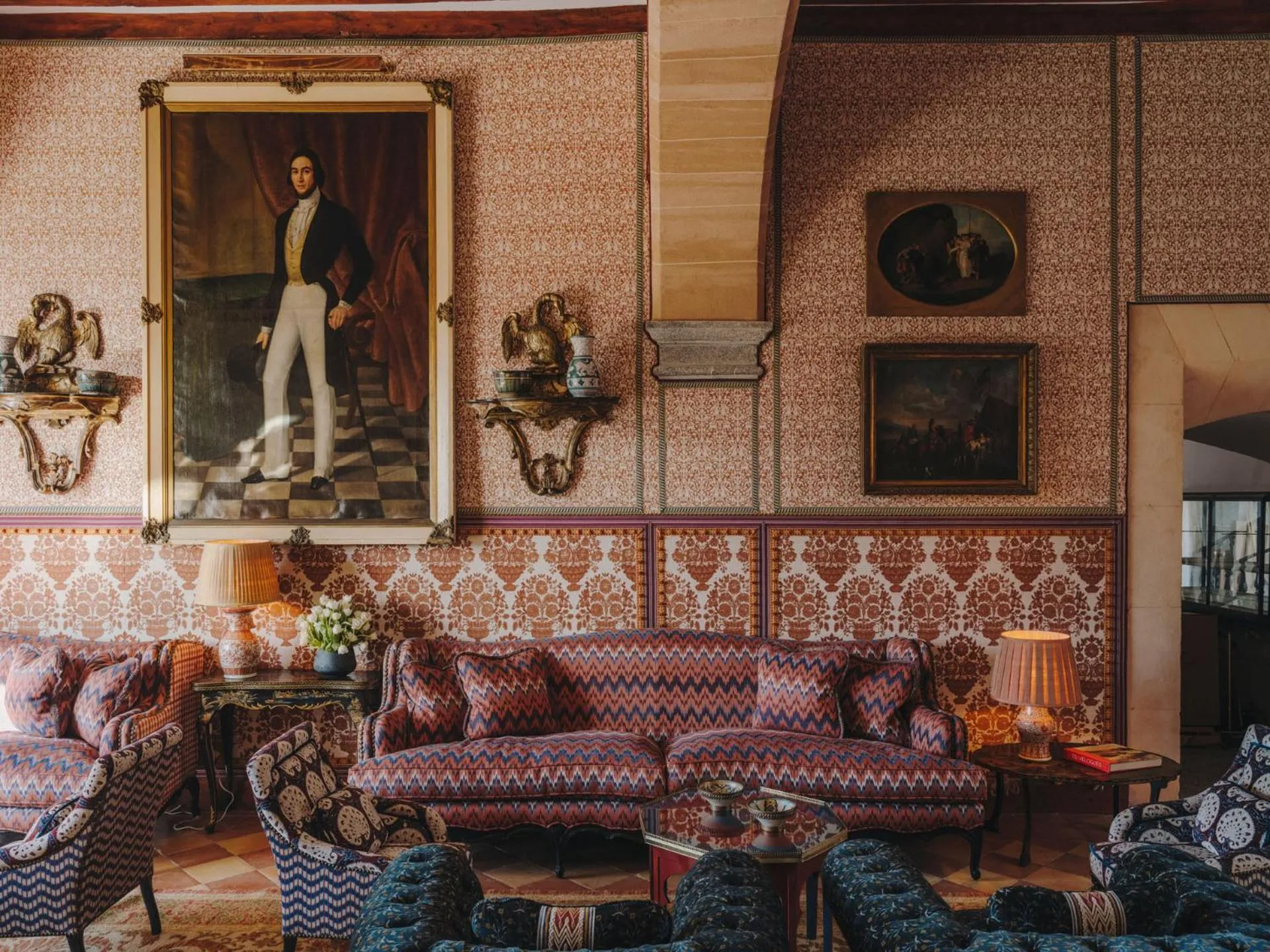 Lounge or bar in Grand Hotel Son Net