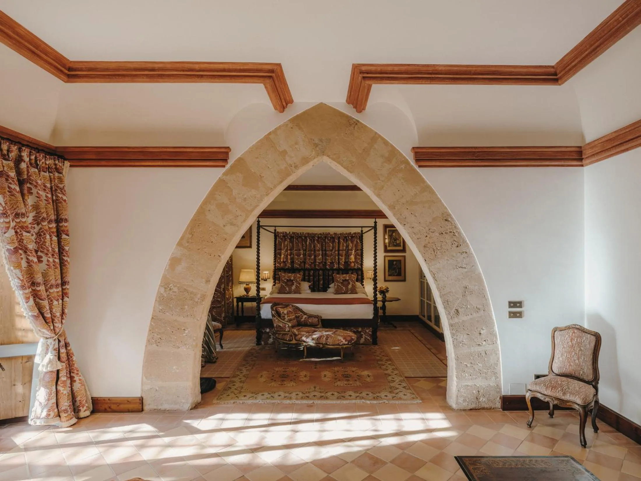 Bed in Grand Hotel Son Net