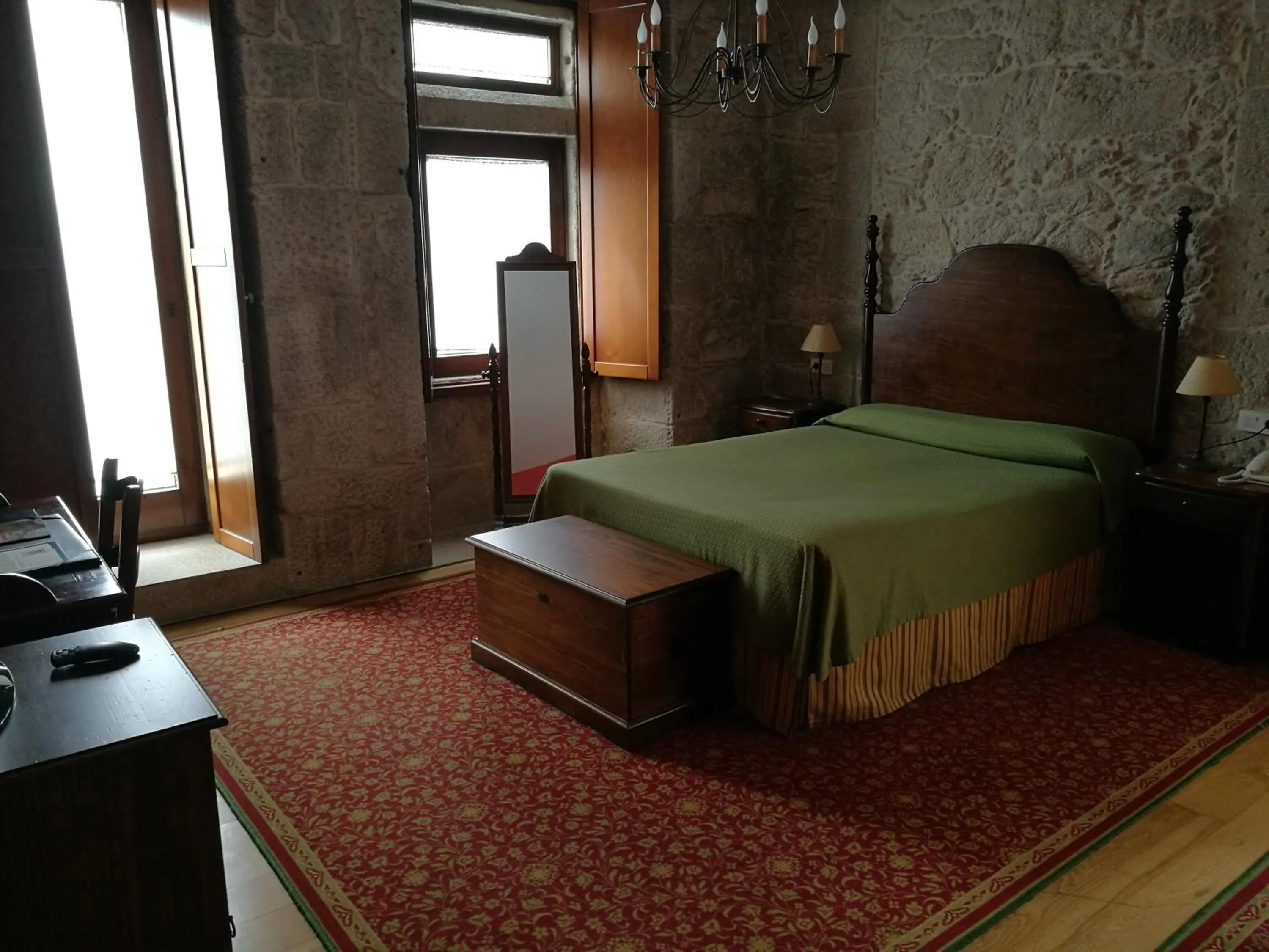 Photo of the whole room, Bed in Hotel Pazo de Lestrove by Pousadas de Compostela