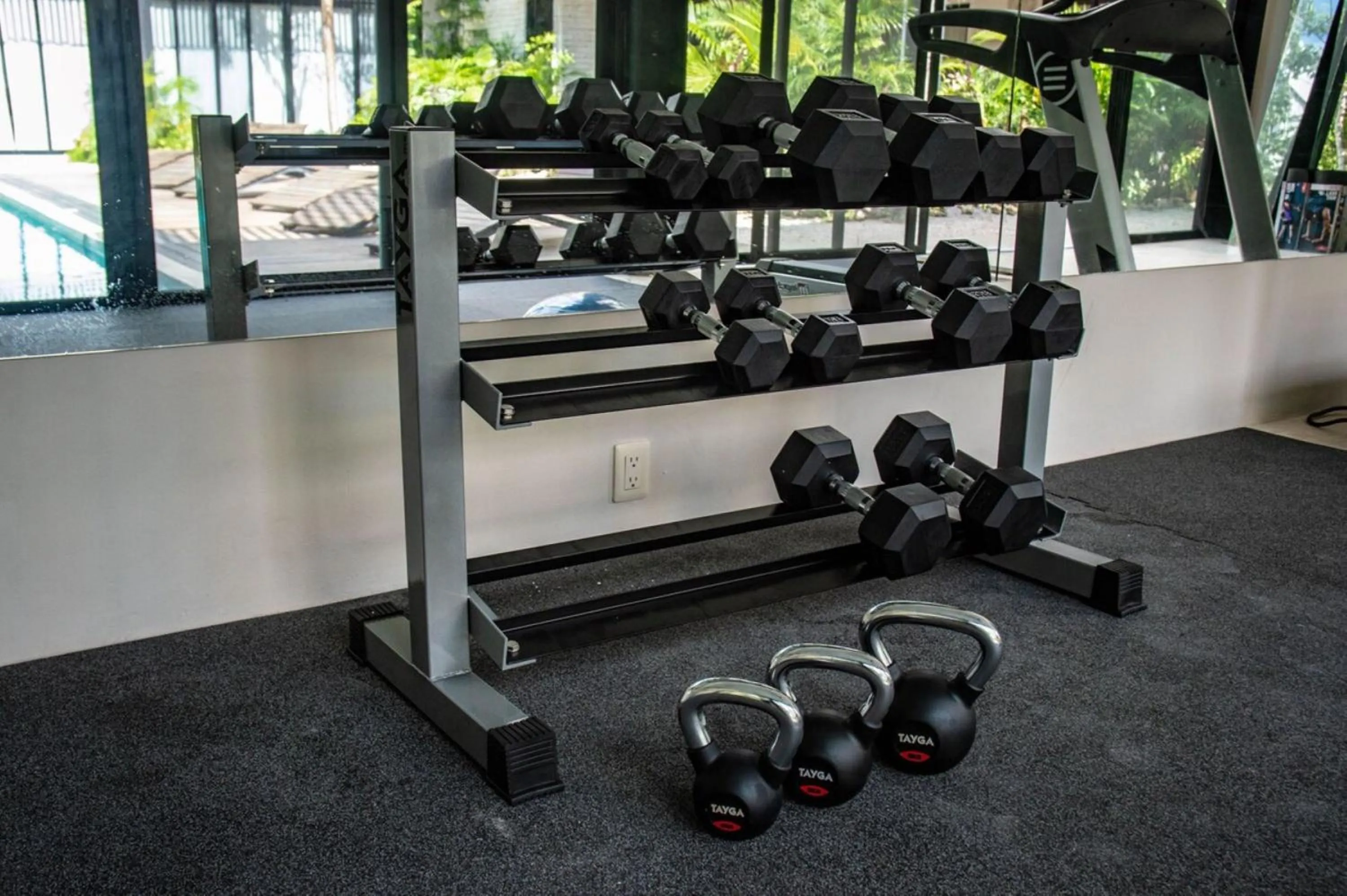 Fitness centre/facilities in Lumina at Mudra Tulum