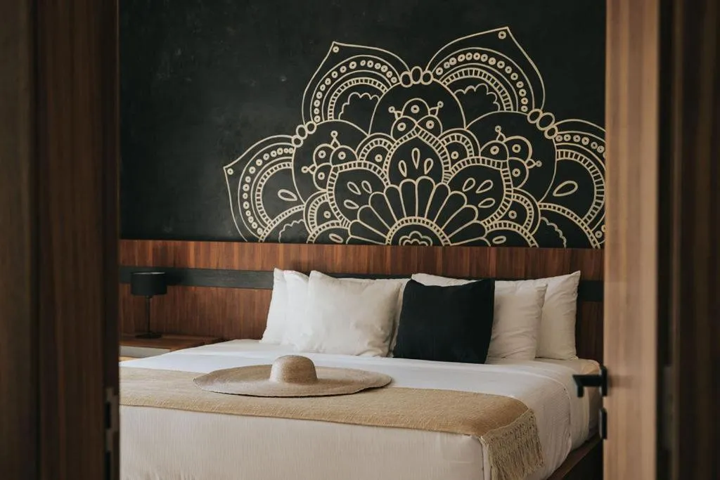 Bed in Lumina at Mudra Tulum