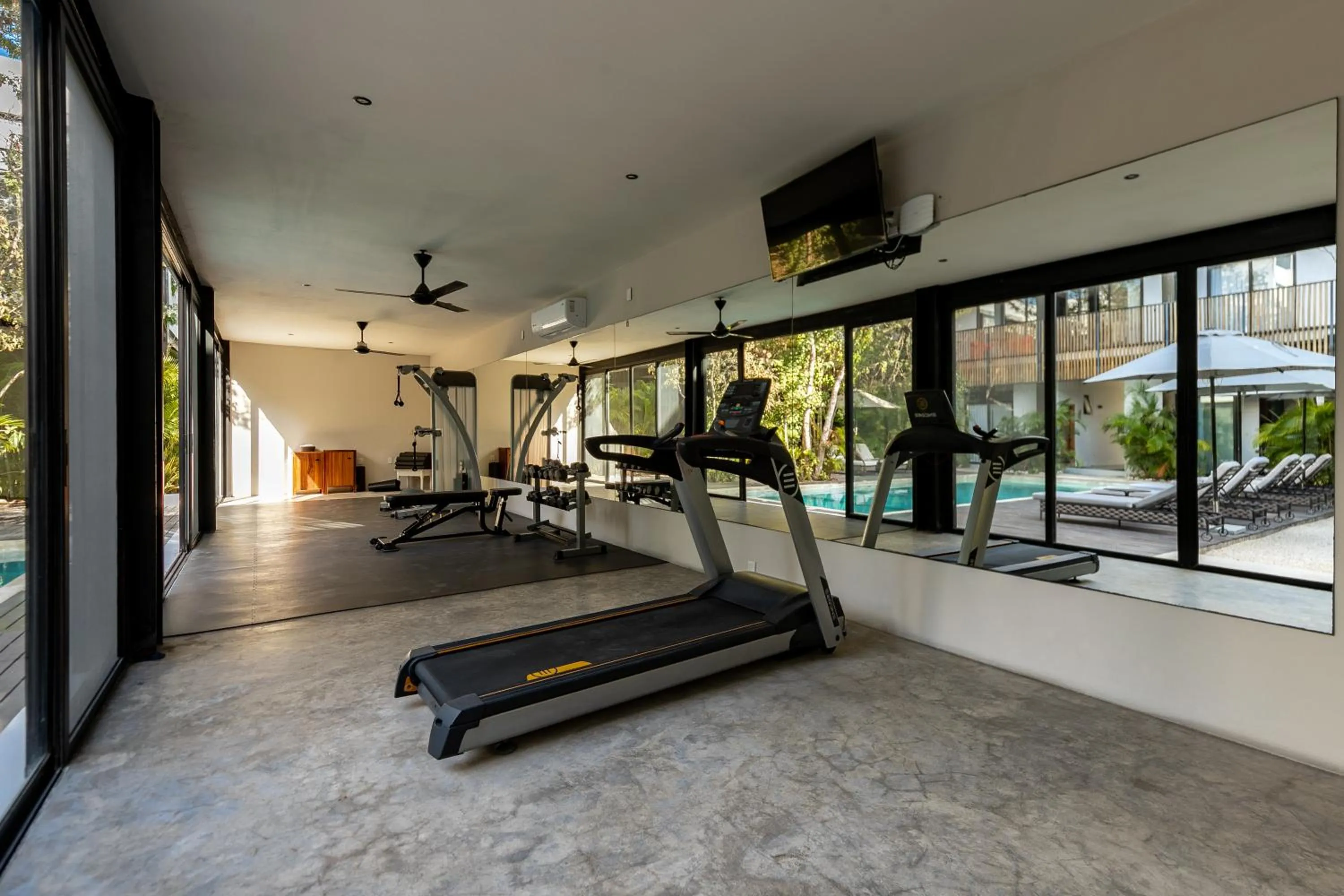 Fitness centre/facilities in Lumina at Mudra Tulum
