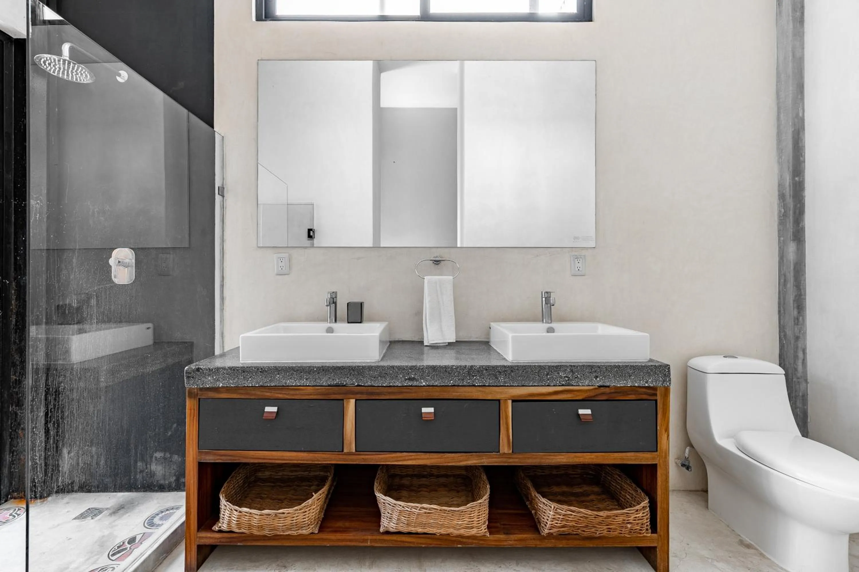 Shower in Lumina at Mudra Tulum